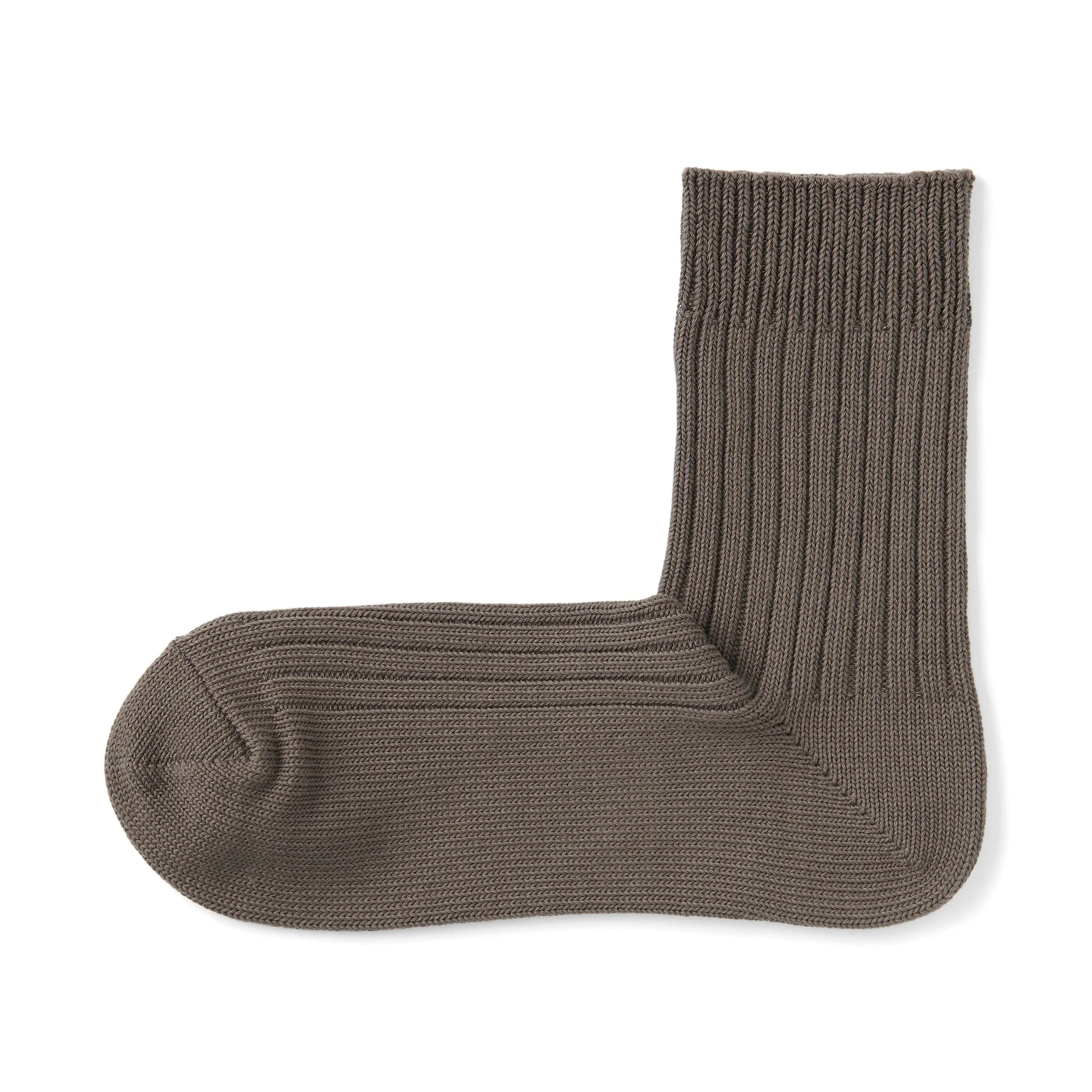 Right Angle Ribbed Thick Short Socks - Image 9