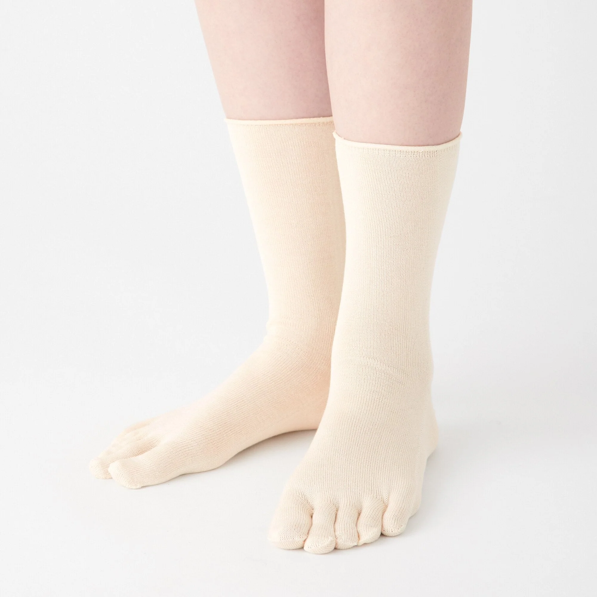 Right Angle Silk Blend 5-Toe Socks - 24.0cm (US W7.5/M6) - Image 3