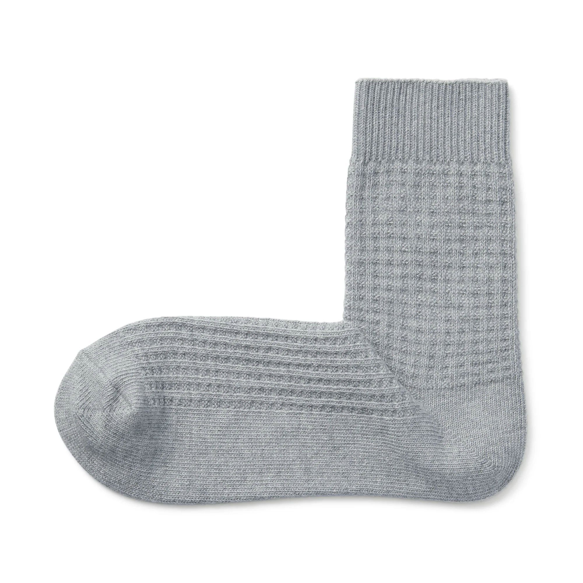 Right Angle Waffle Short Socks - Image 8