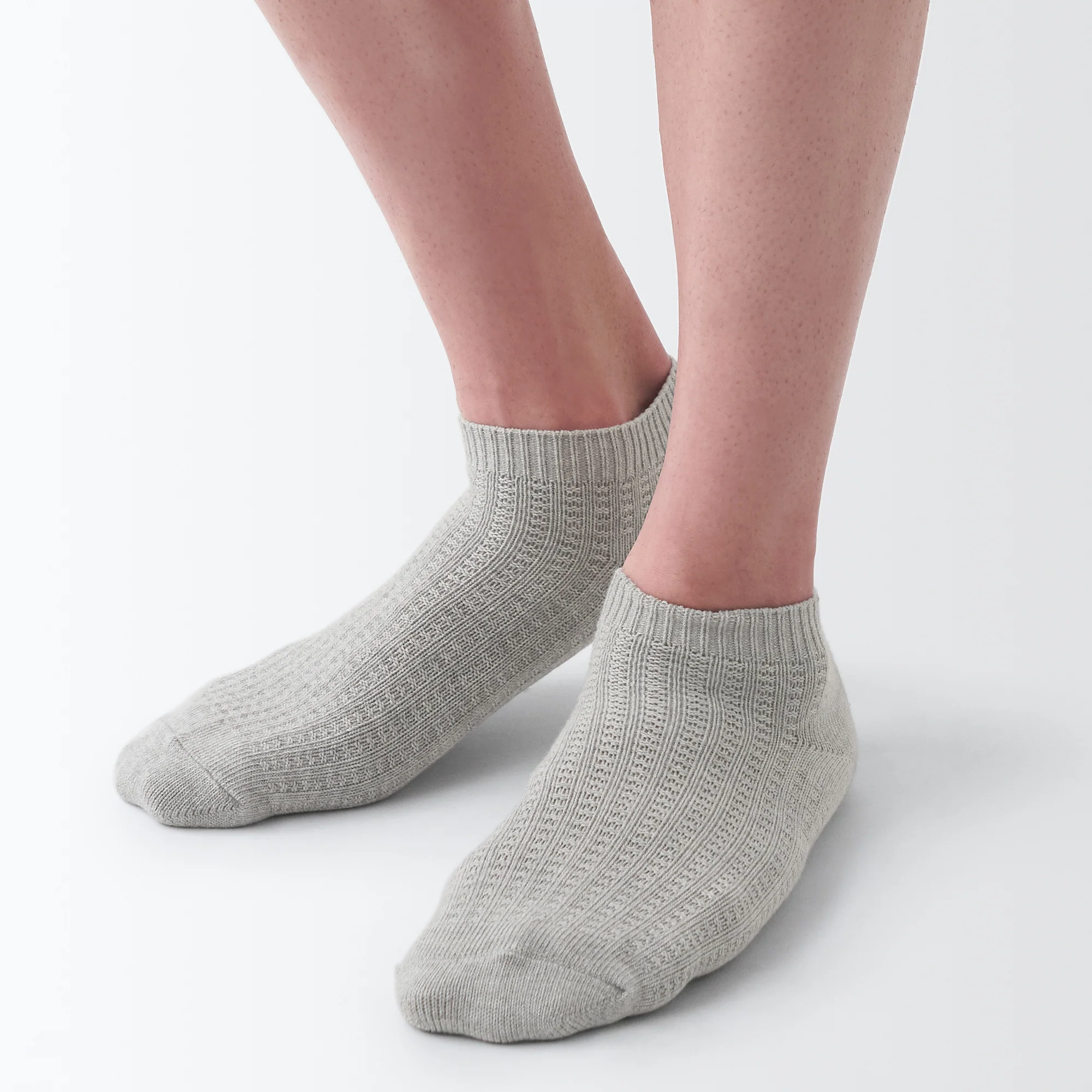 Right Angle Waffle Sneaker Socks - Image 3