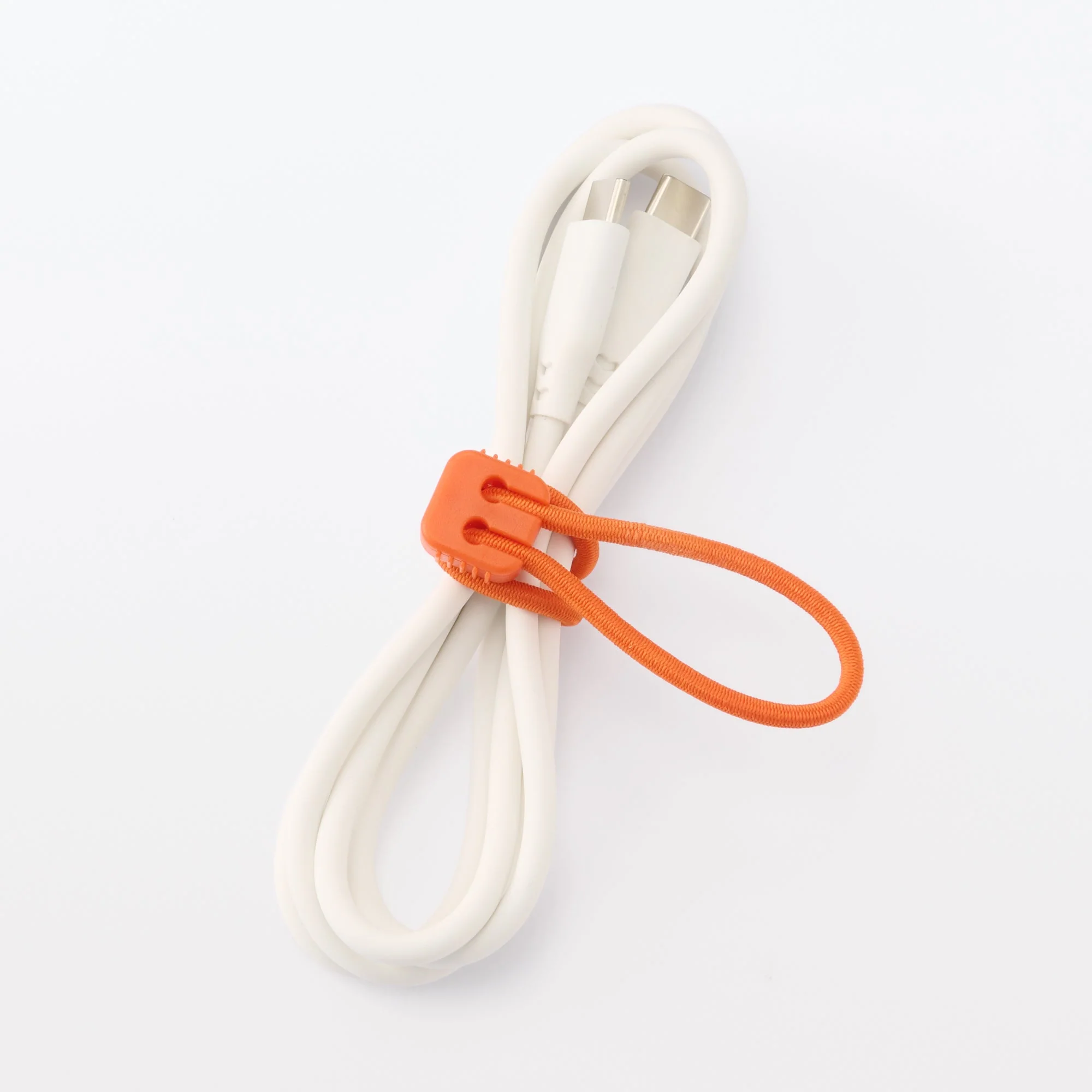 Rubber Tie-Down Strap 3 Pack - Orange, Light Gray, Dark Gray - Image 4