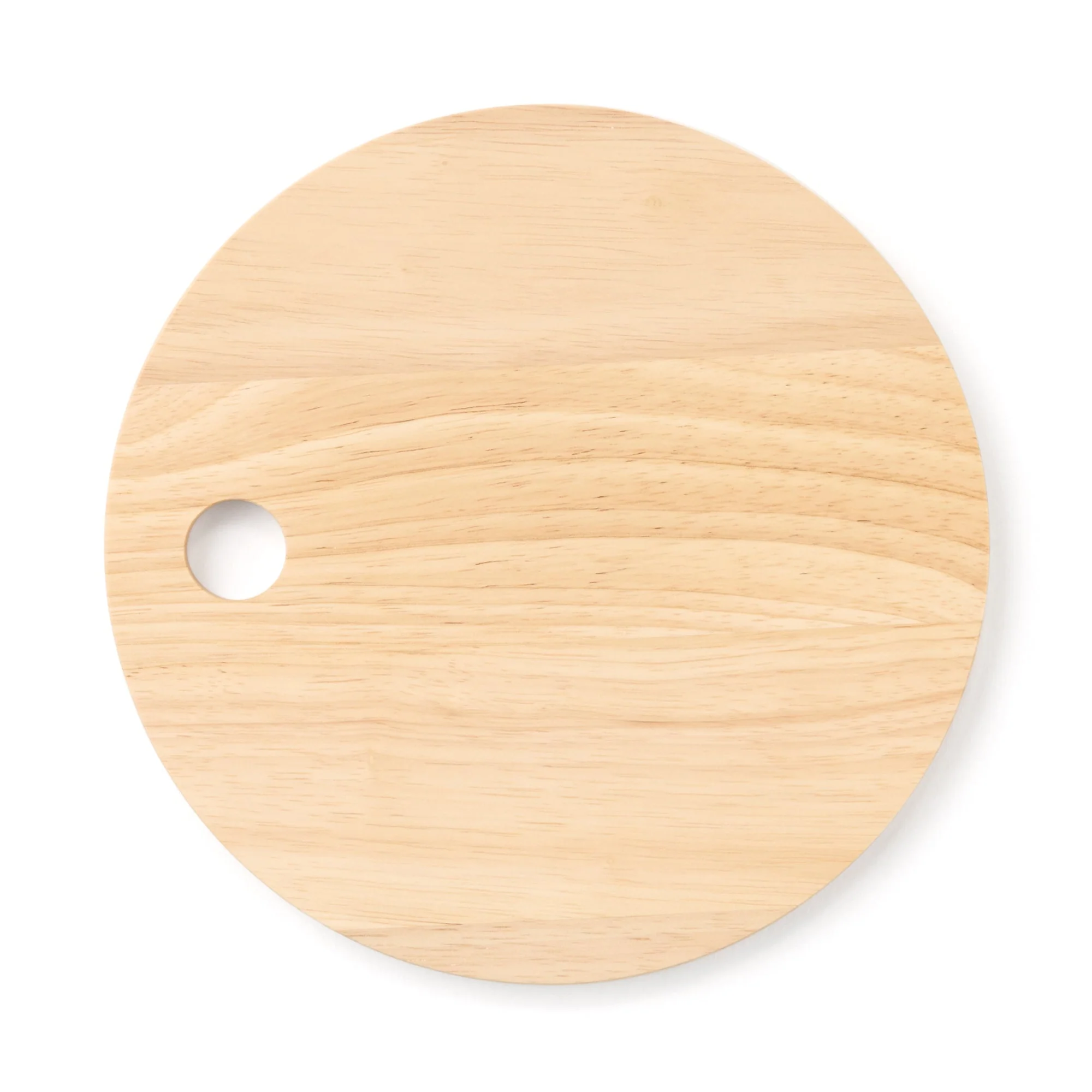 Rubberwood Round Cutting Board - Small