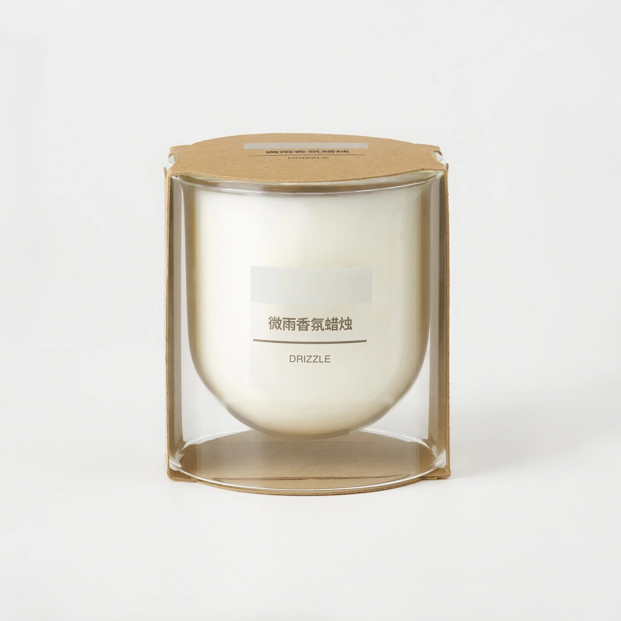 Scented Double Wall Glass Candle - Light Rain - Image 4
