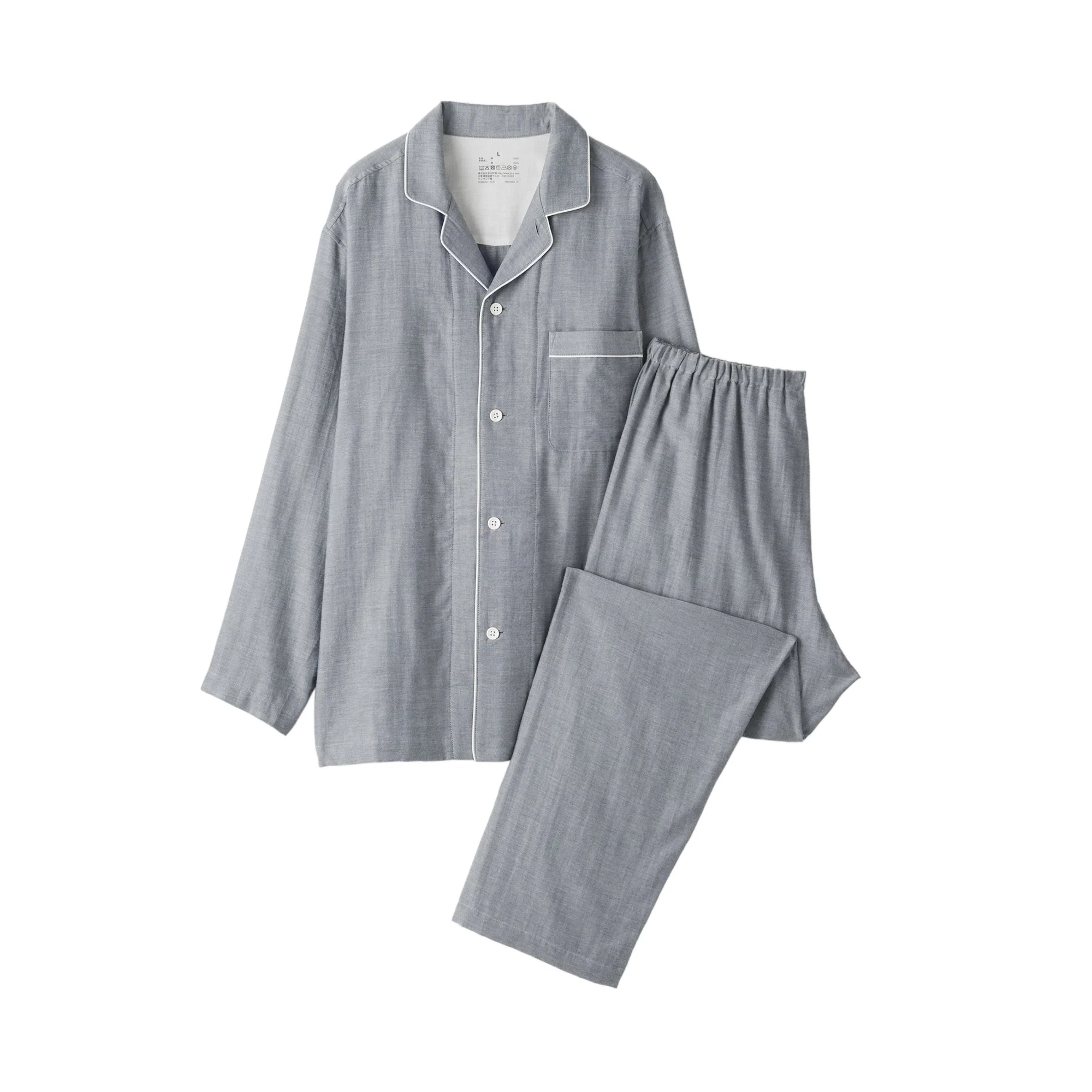 Side Seamless Double Gauze Pajamas - Image 14