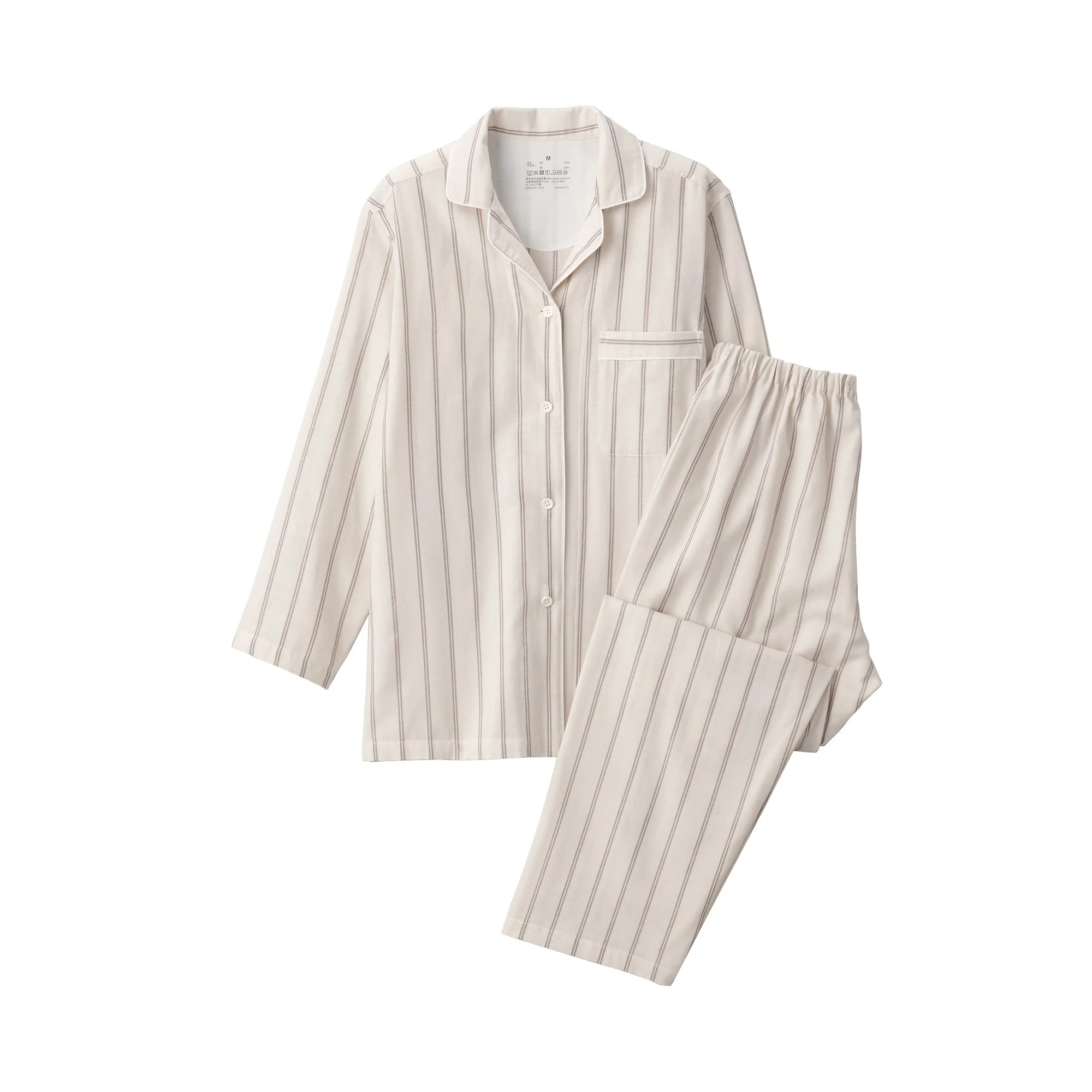 Side Seamless Double Gauze Pajamas - Image 2