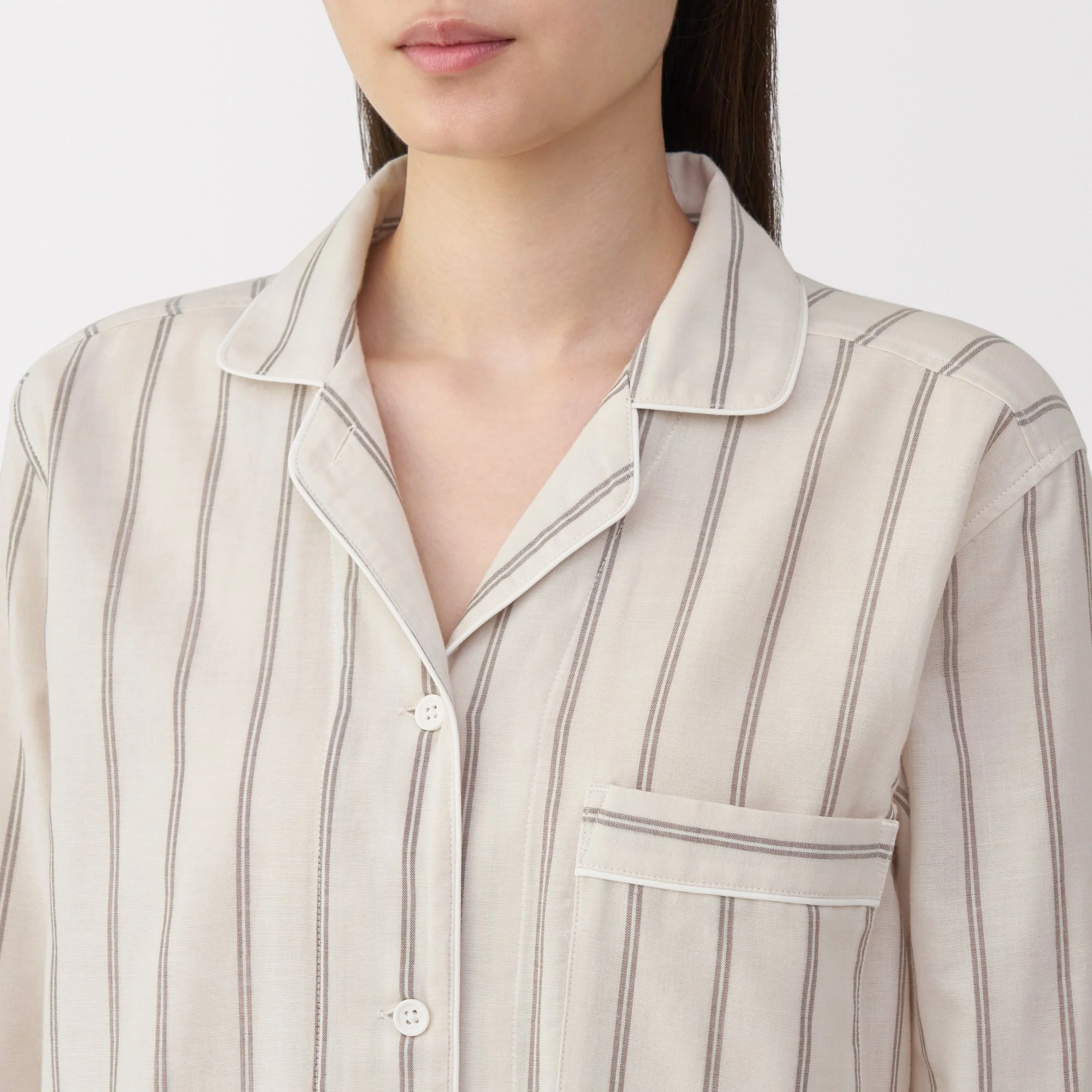 Side Seamless Double Gauze Pajamas - Image 7