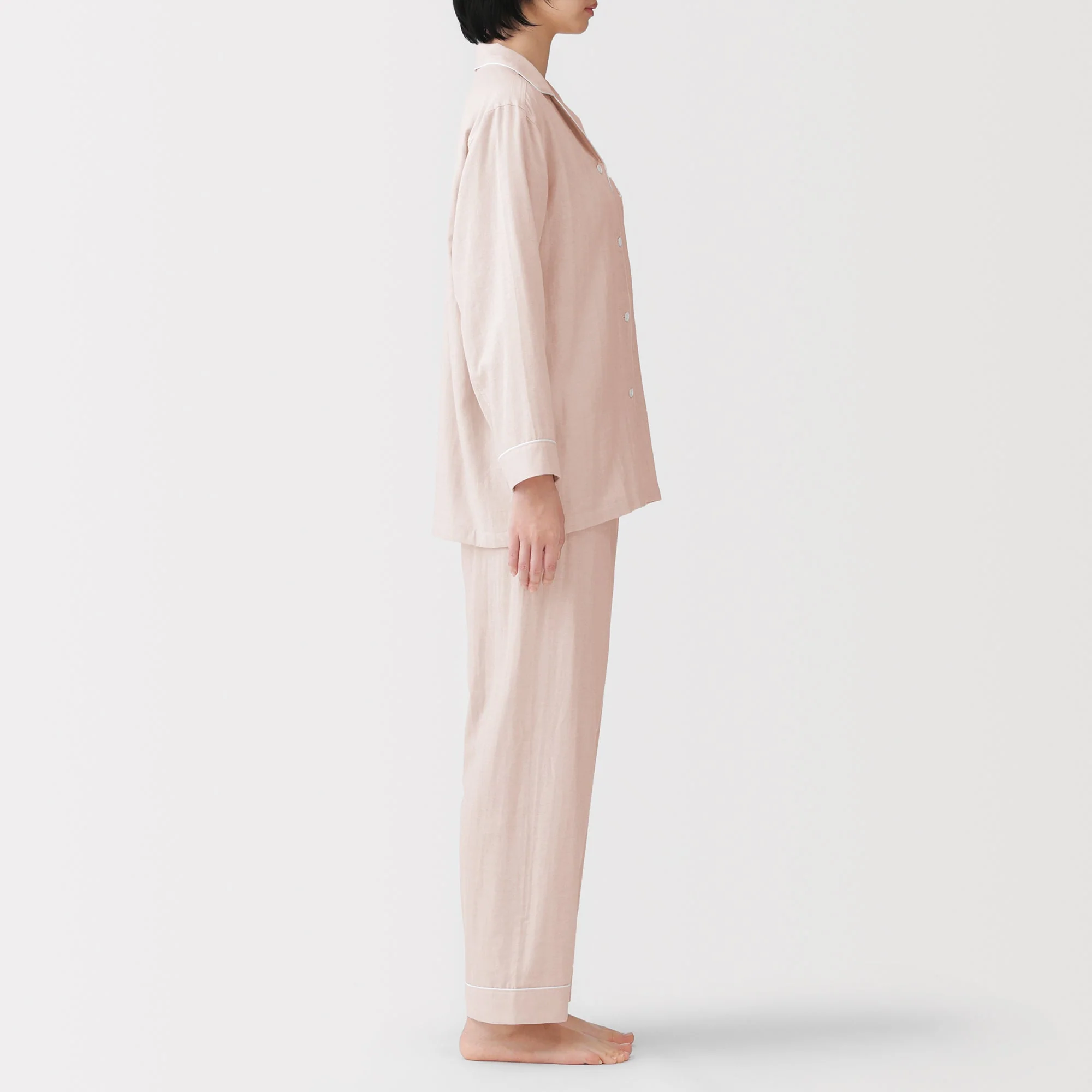 Side Seamless Double Gauze Pajamas - Image 28