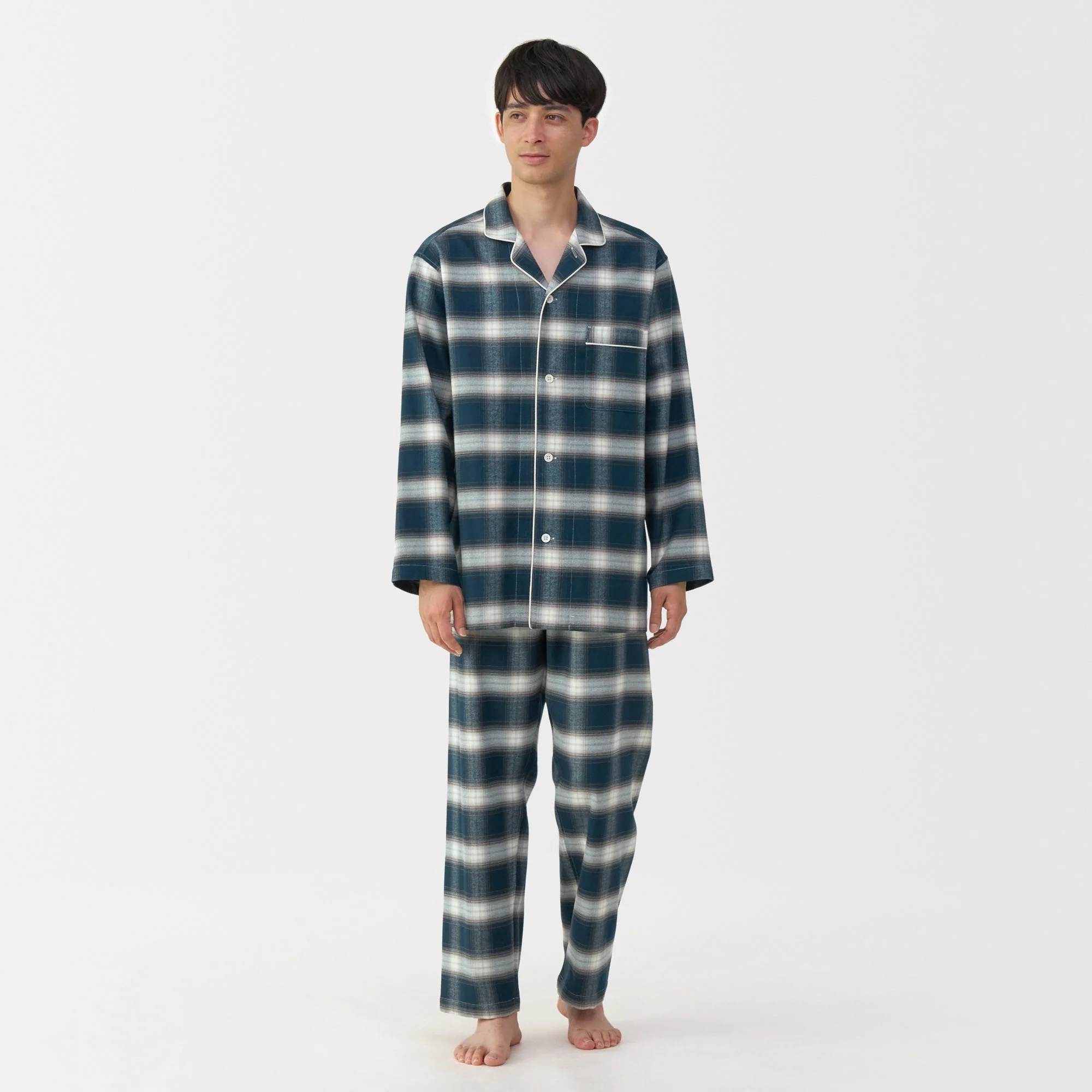 Side Seamless Flannel Pajamas - Image 29