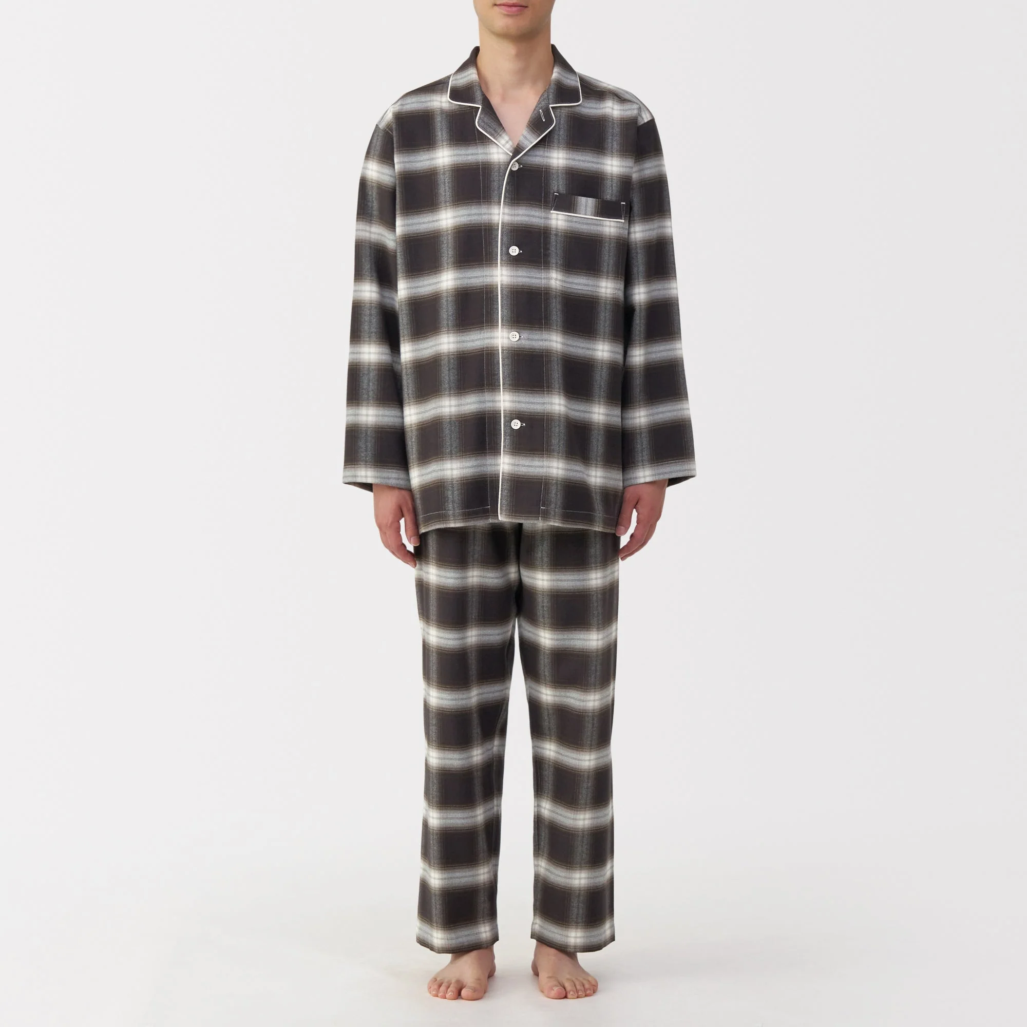 Side Seamless Flannel Pajamas - Image 43