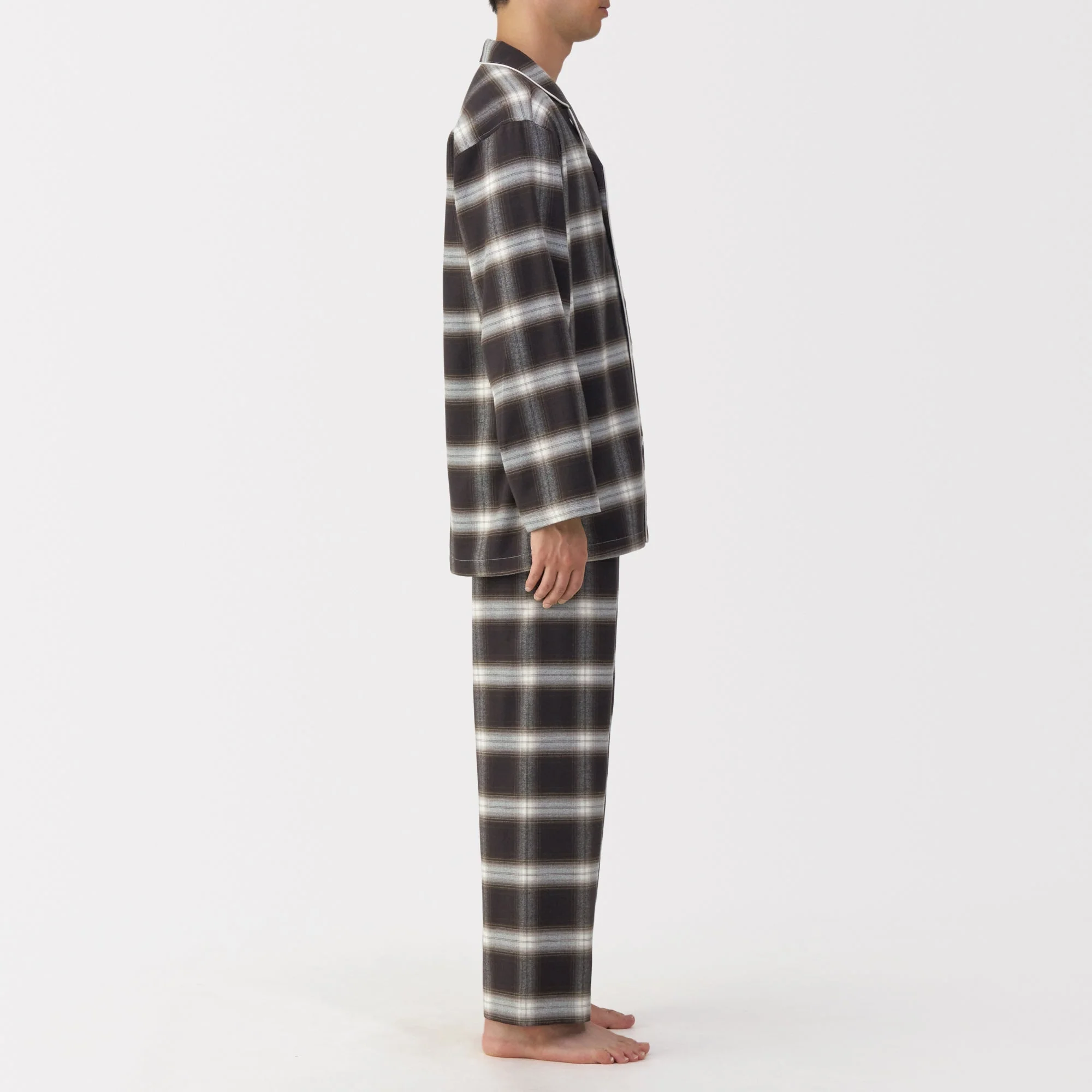 Side Seamless Flannel Pajamas - Image 44