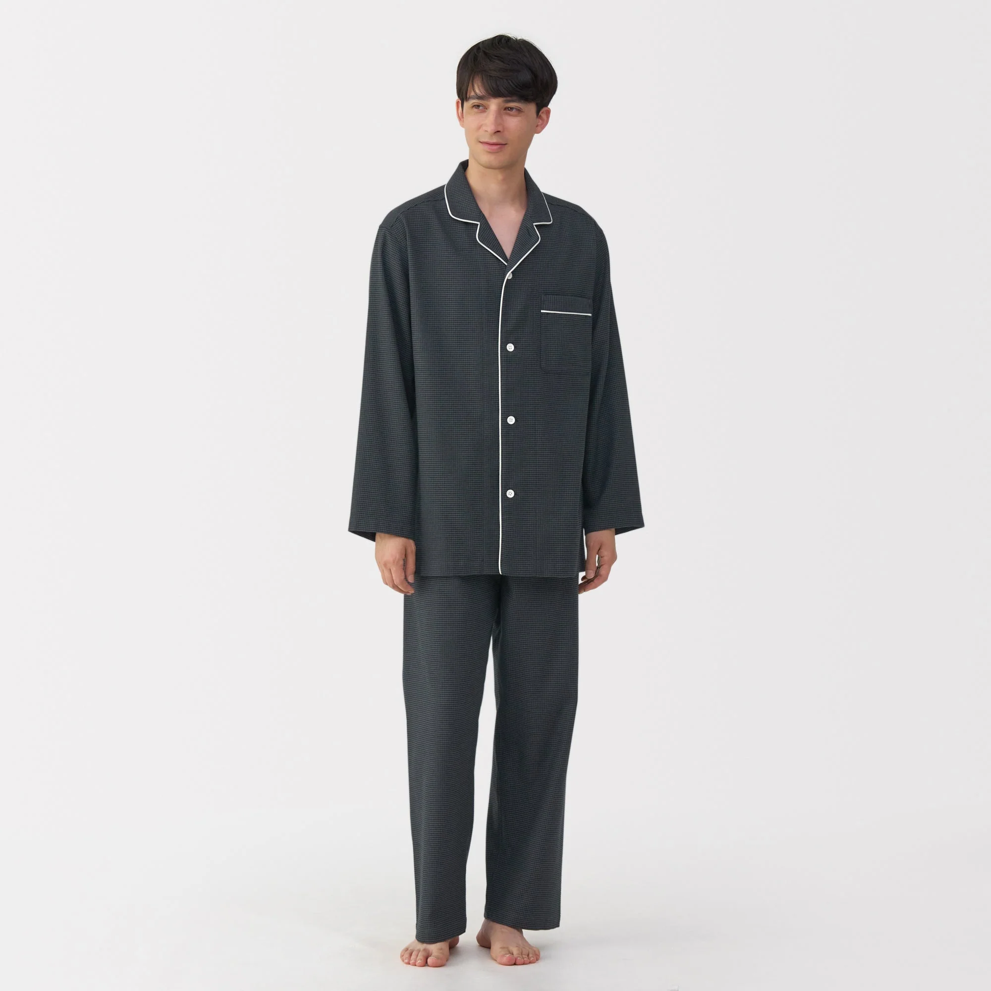 Side Seamless Flannel Pajamas - Image 55