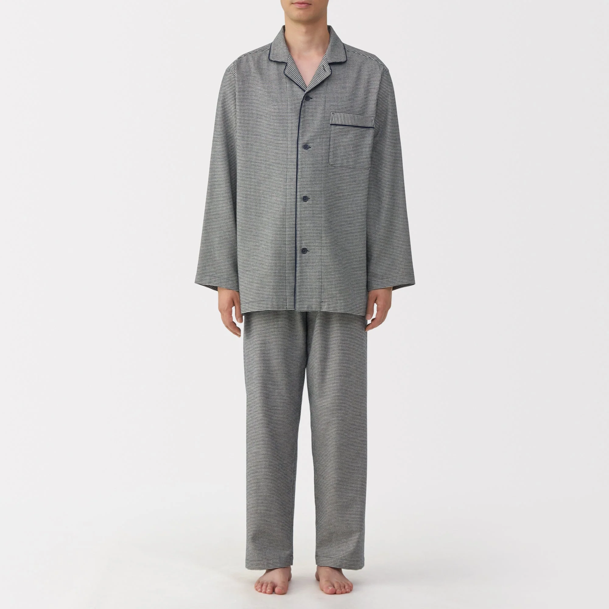 Side Seamless Flannel Pajamas - Image 69