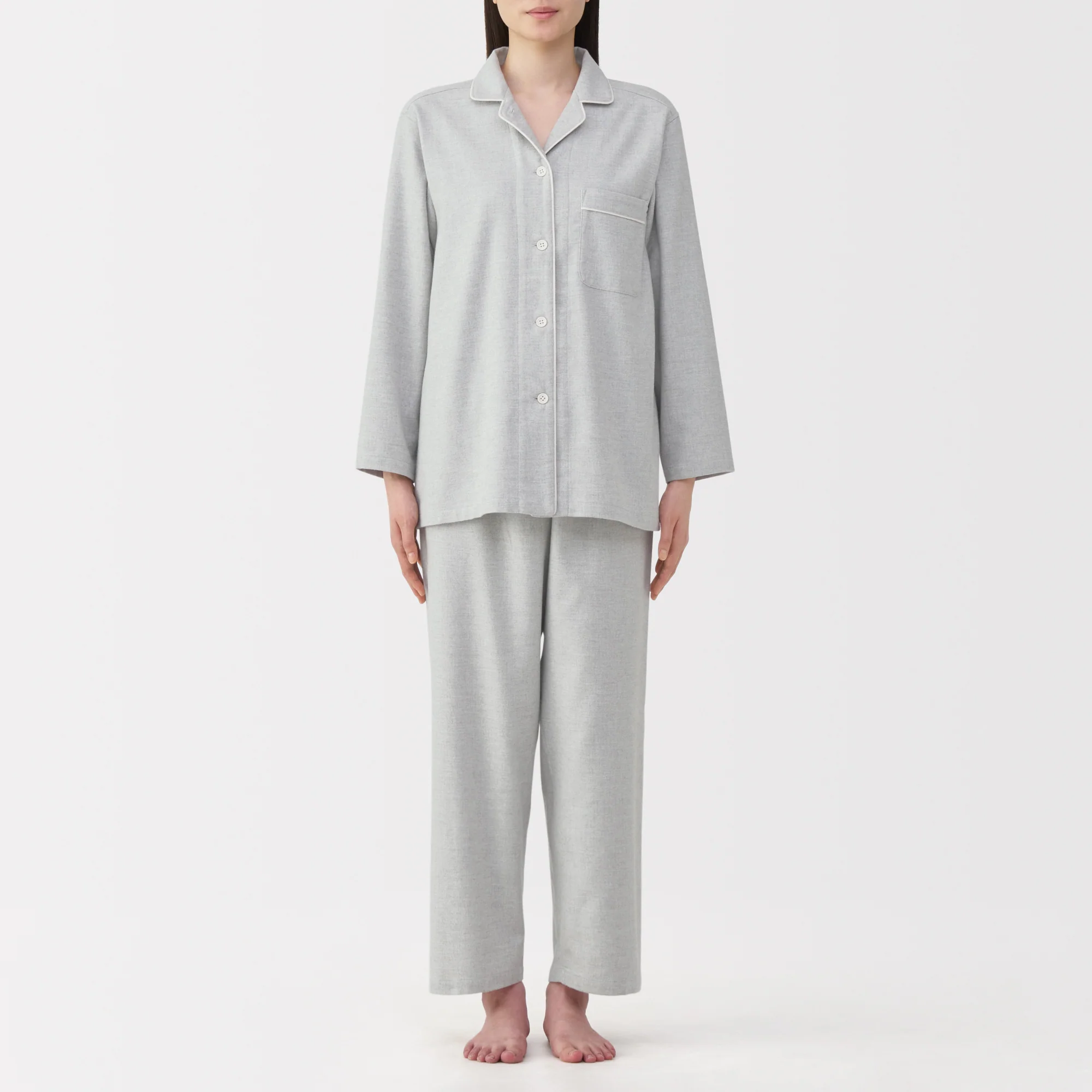 Side Seamless Flannel Pajamas - Image 30