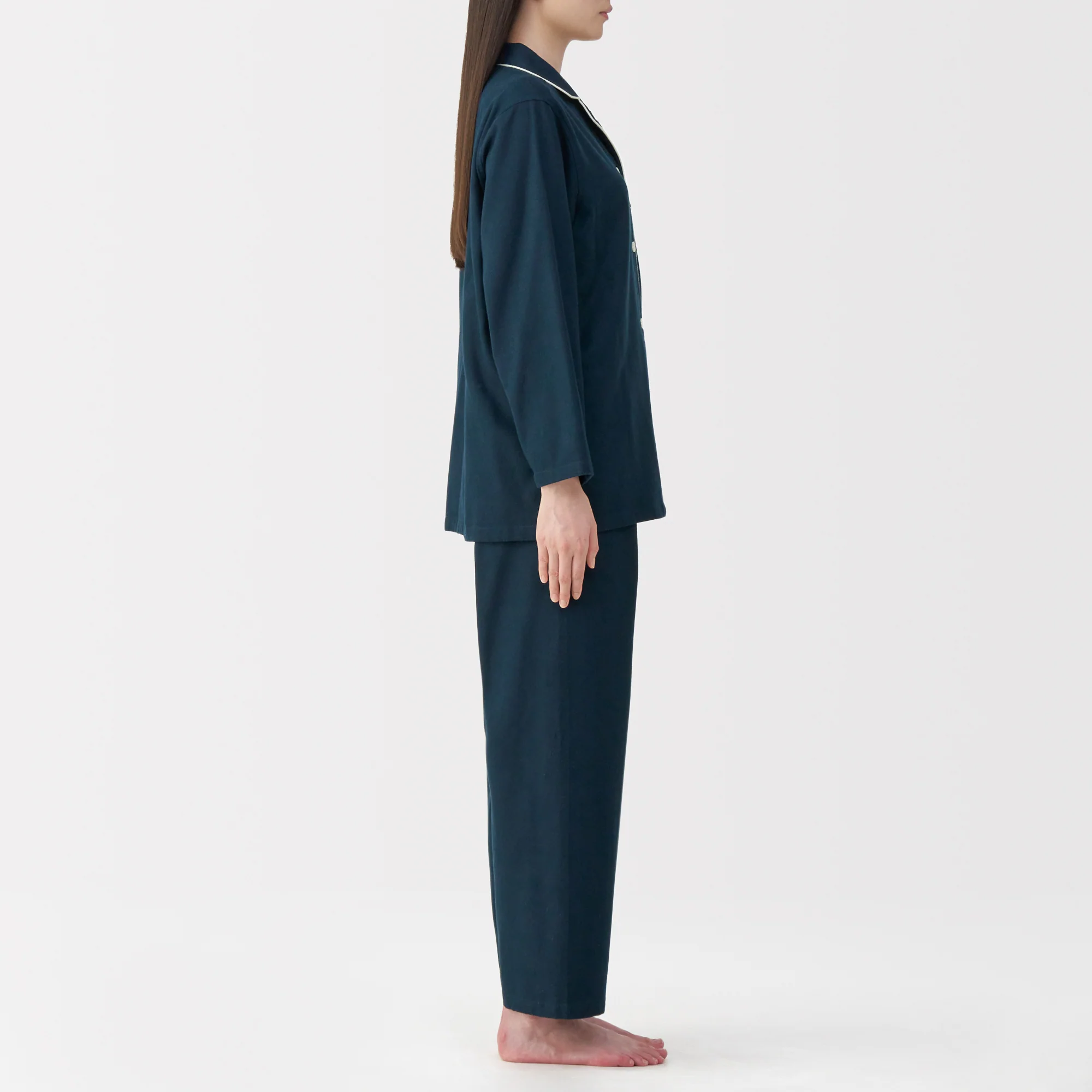 Side Seamless Flannel Pajamas - Image 70