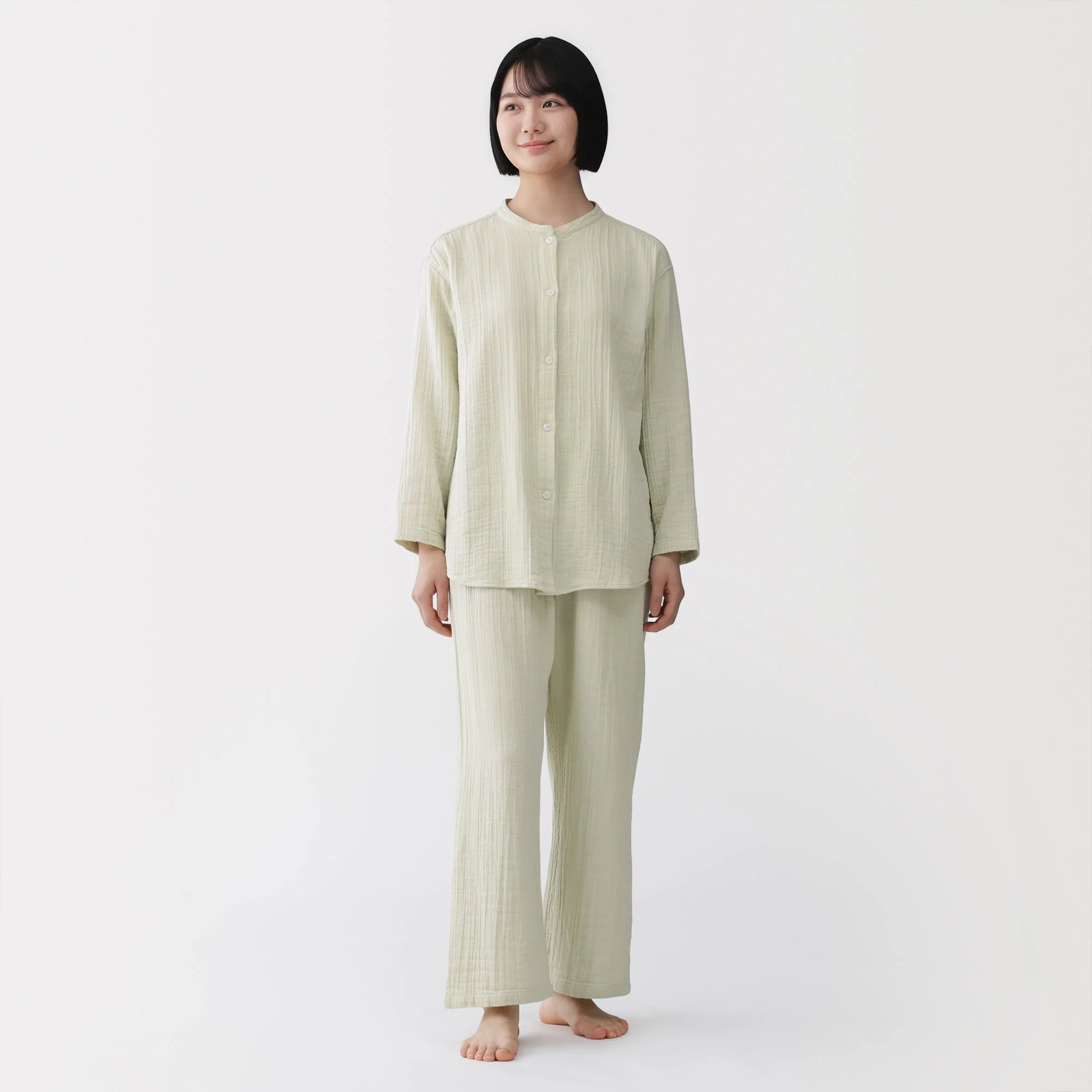 Side Seamless Gauze Pajamas