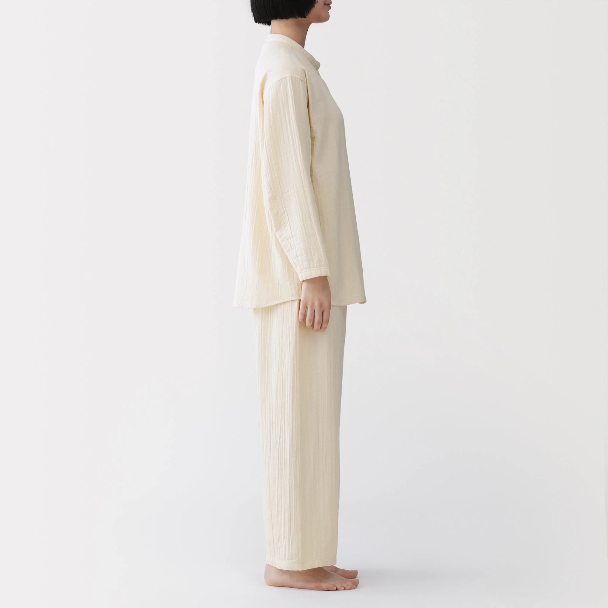 Side Seamless Gauze Pajamas - Image 26