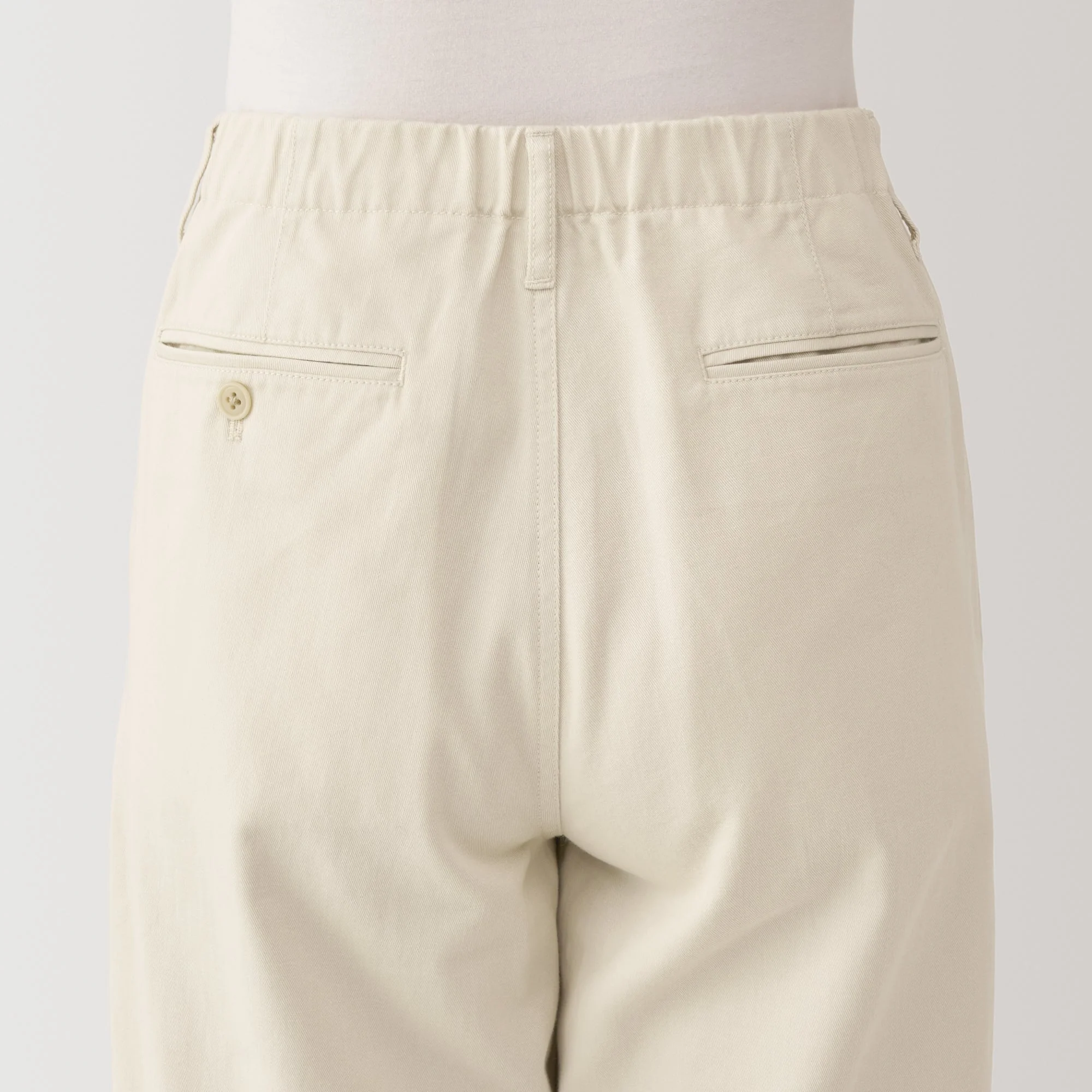 Slub Yarn Chino Darted Wide Pants - Image 8