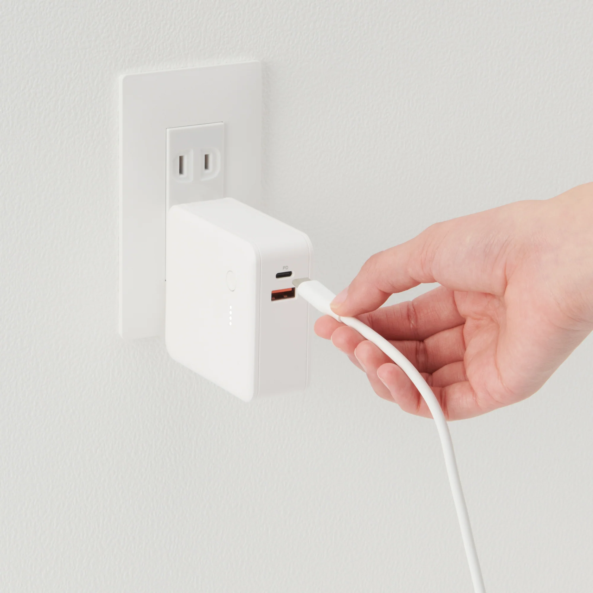 Soft and Tangle-free USB Cable - C to C - White - Image 4