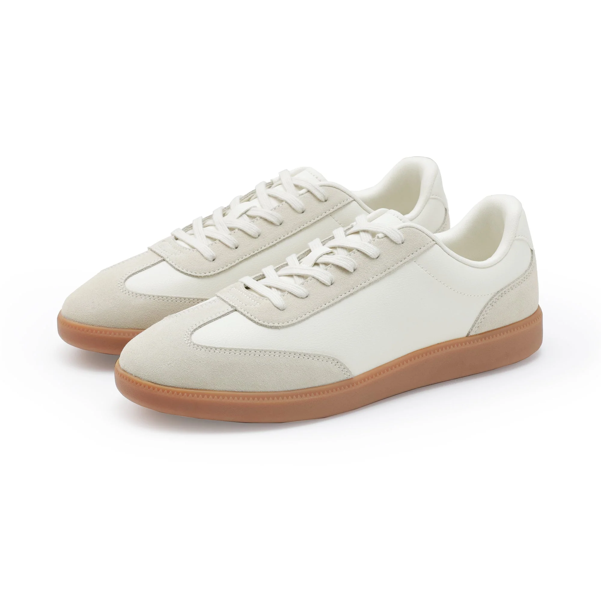 Soft Insole Combination Sneakers - Off White