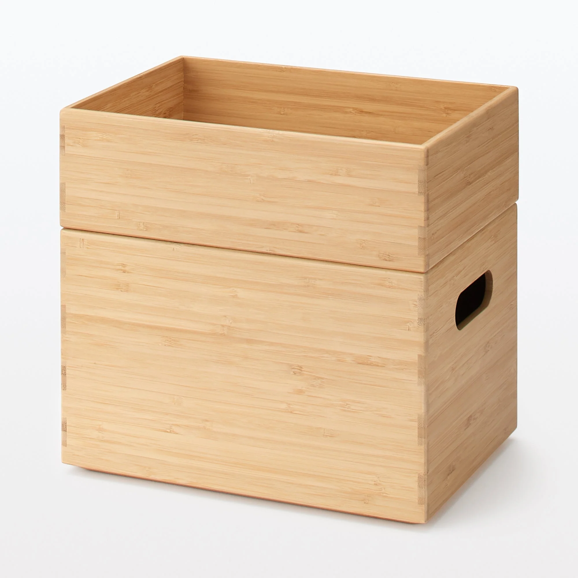Stackable Bamboo Box - Half - Medium W26 x D18.5 x H16.5 cm - Image 9