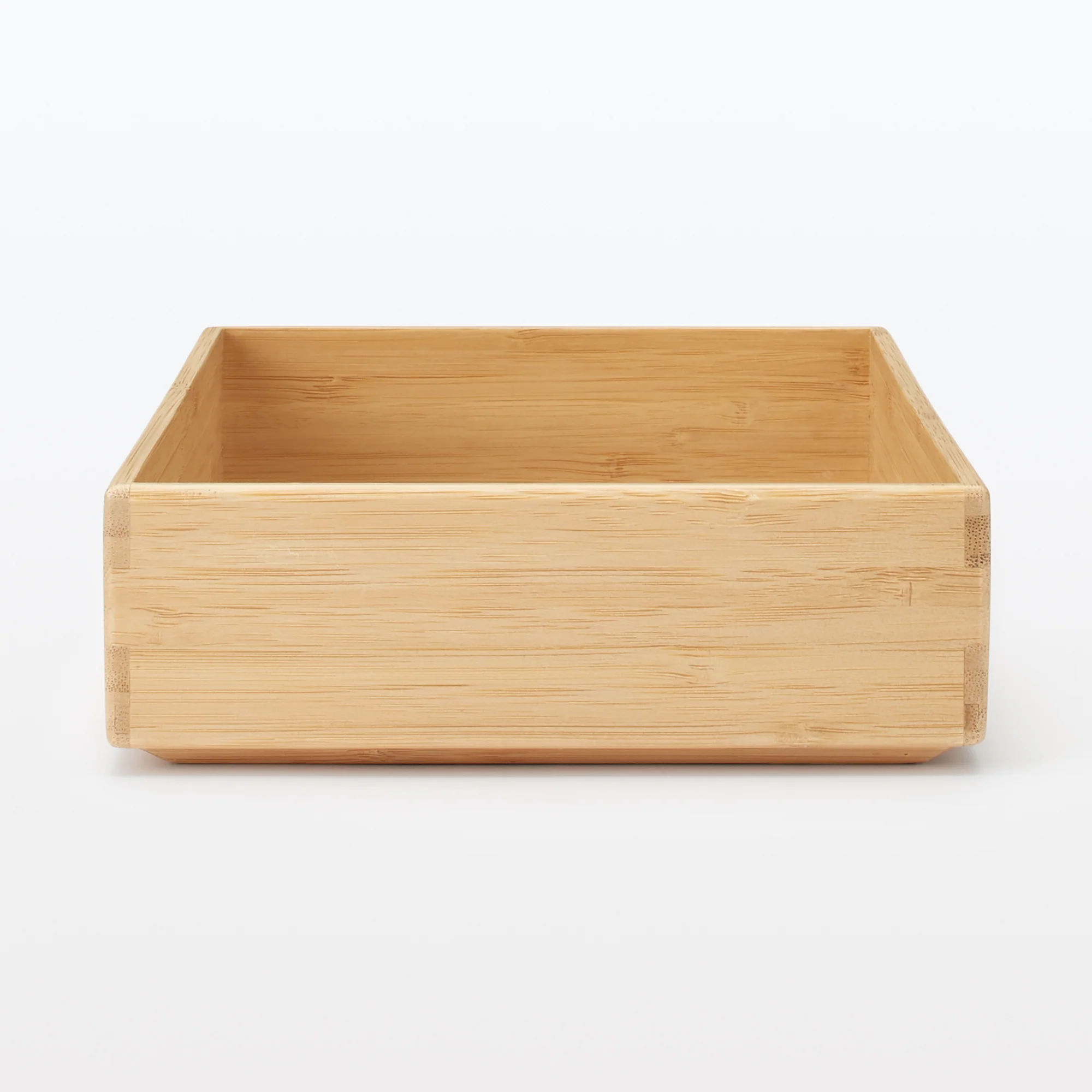 Stackable Bamboo Organizer Box - Medium (W6.7 x D10.2 x H2.2") - Image 3