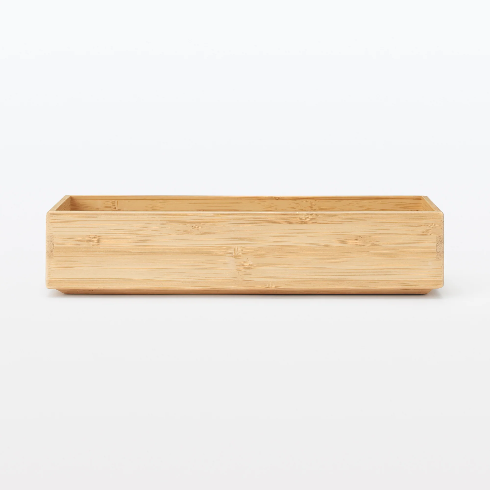 Stackable Bamboo Organizer Box - Small (W3.3 x D10.2 x H2.2") - Image 4