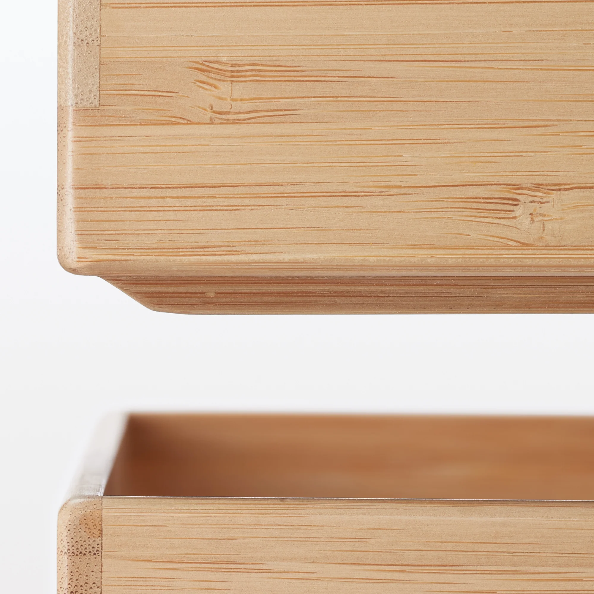 Stackable Bamboo Organizer Box - Small (W3.3 x D10.2 x H2.2") - Image 7