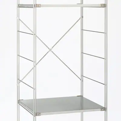 SUS Shelving Unit Stainless Steel Cross Bar - Wide (33.1") - Image 2