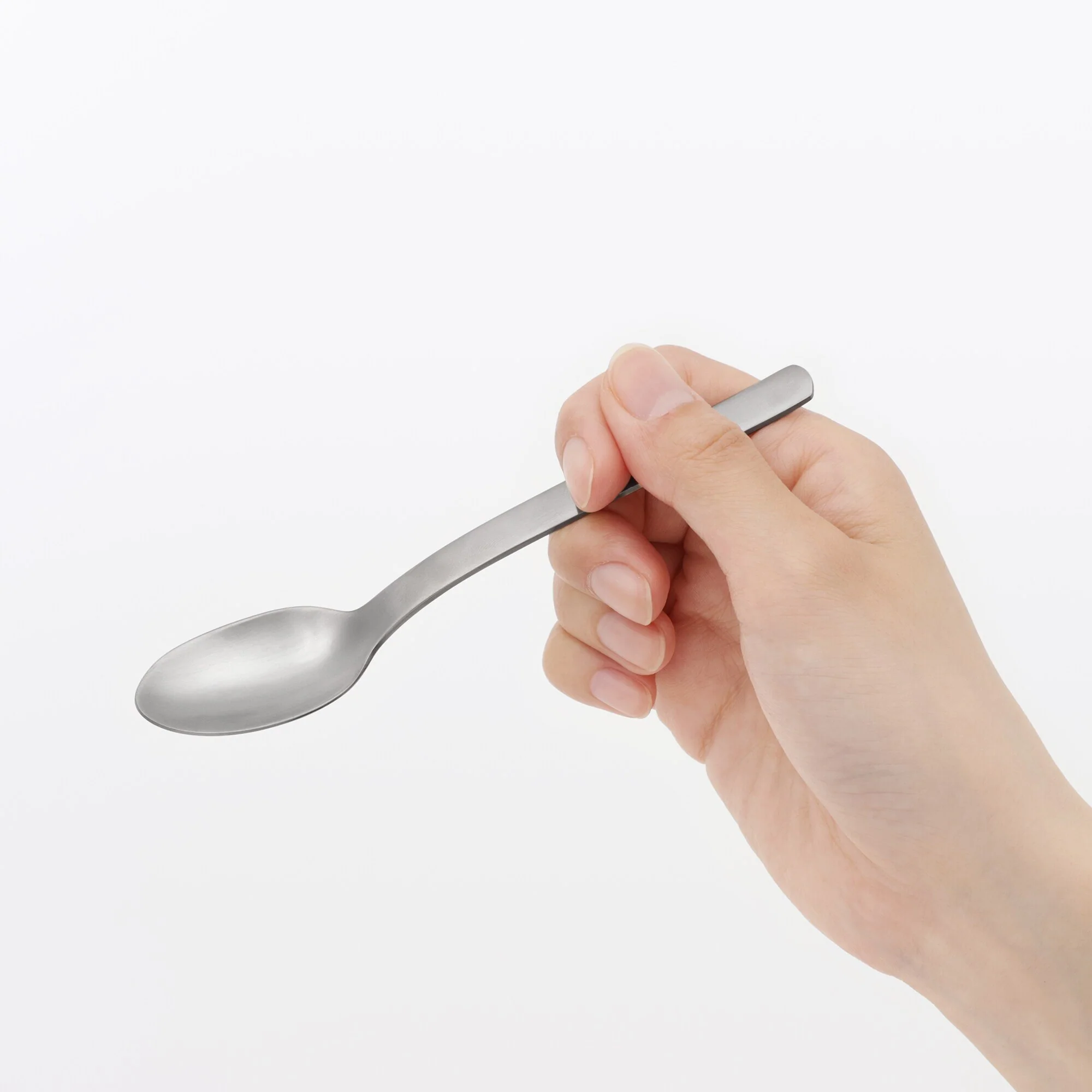 Stainless Steel Straight Handle Spoon - Small - Image 2