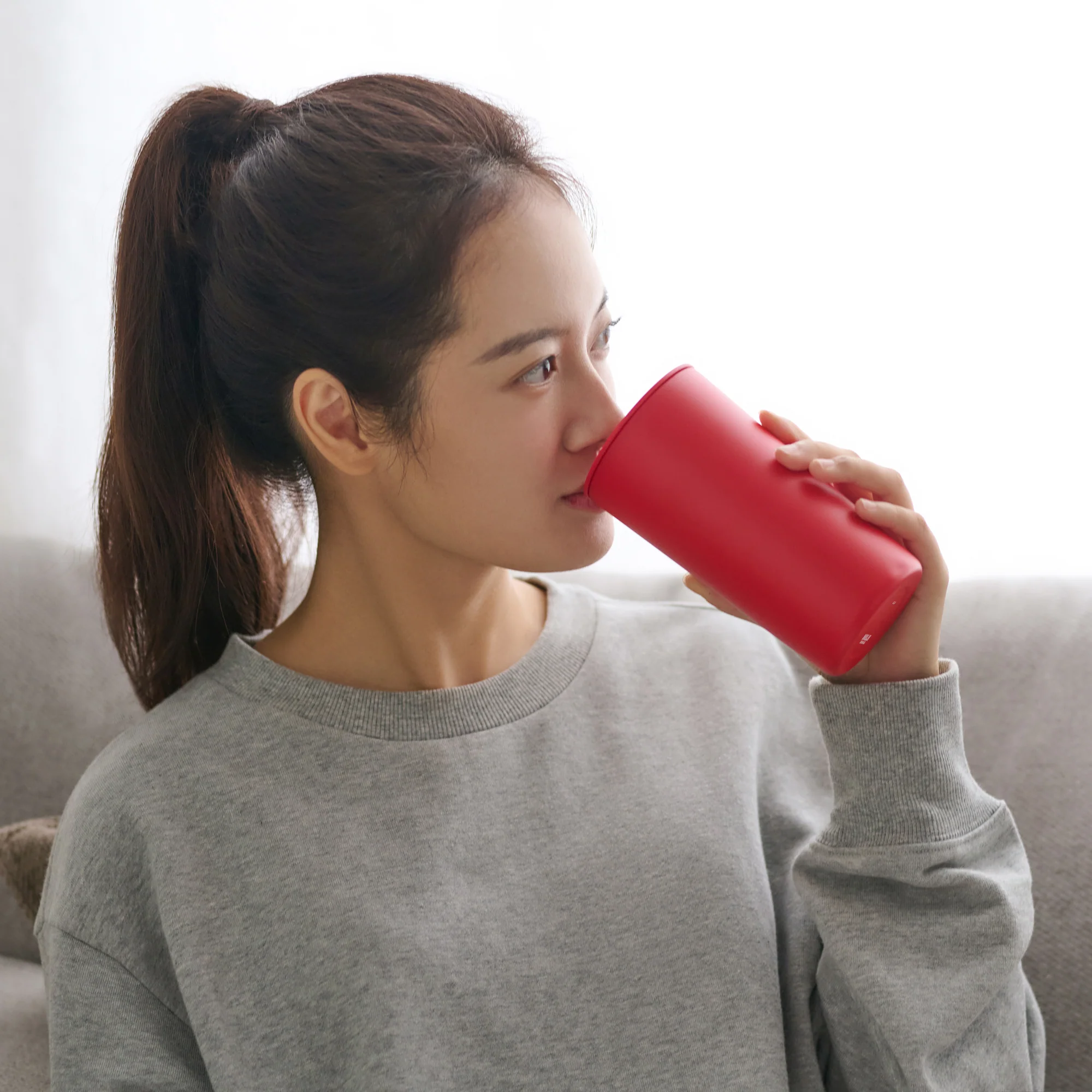 Stainless Steel Tumbler - Red (15.2 fl oz) - Image 2