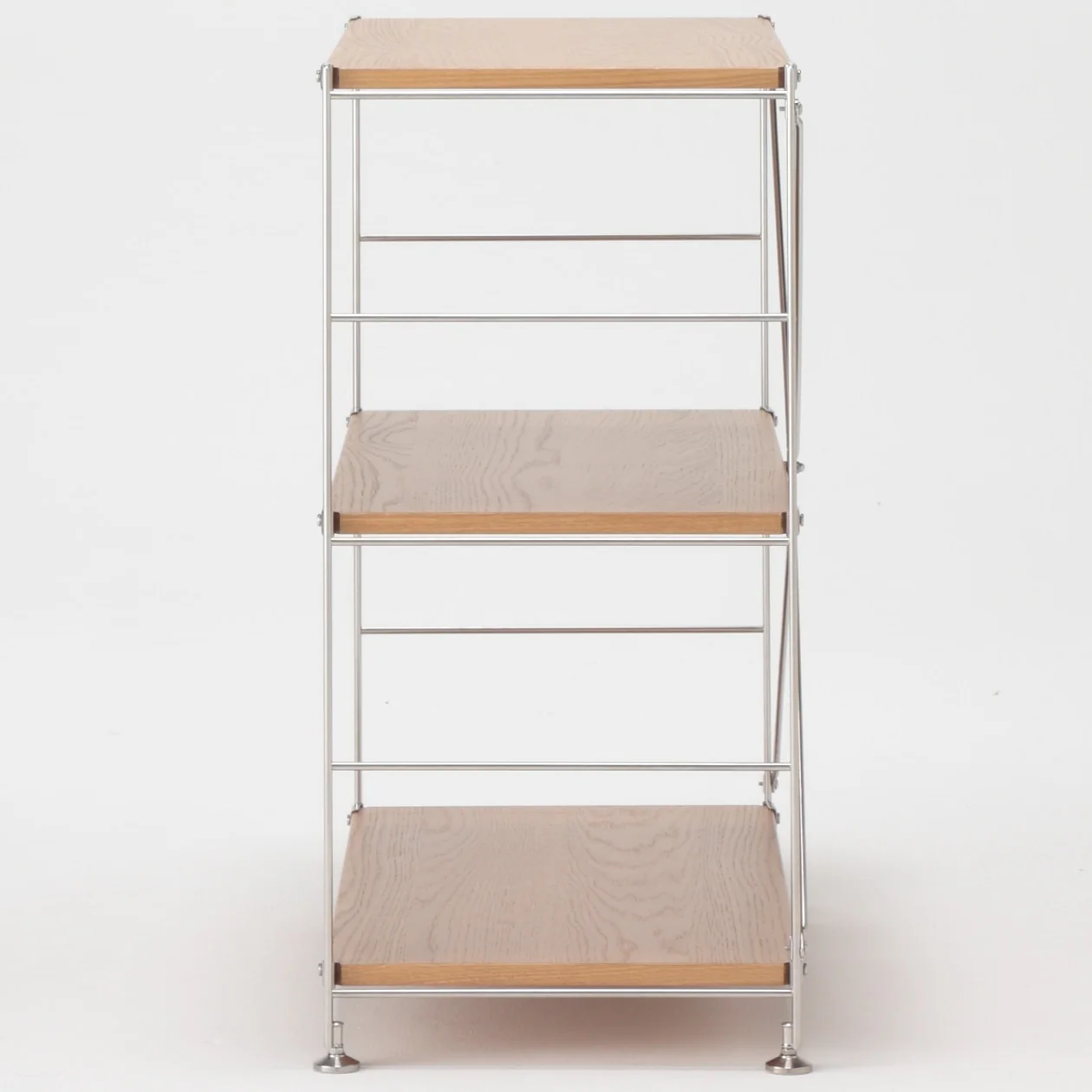 SUS Shelving Unit - Oak - Wide - Small - Image 4
