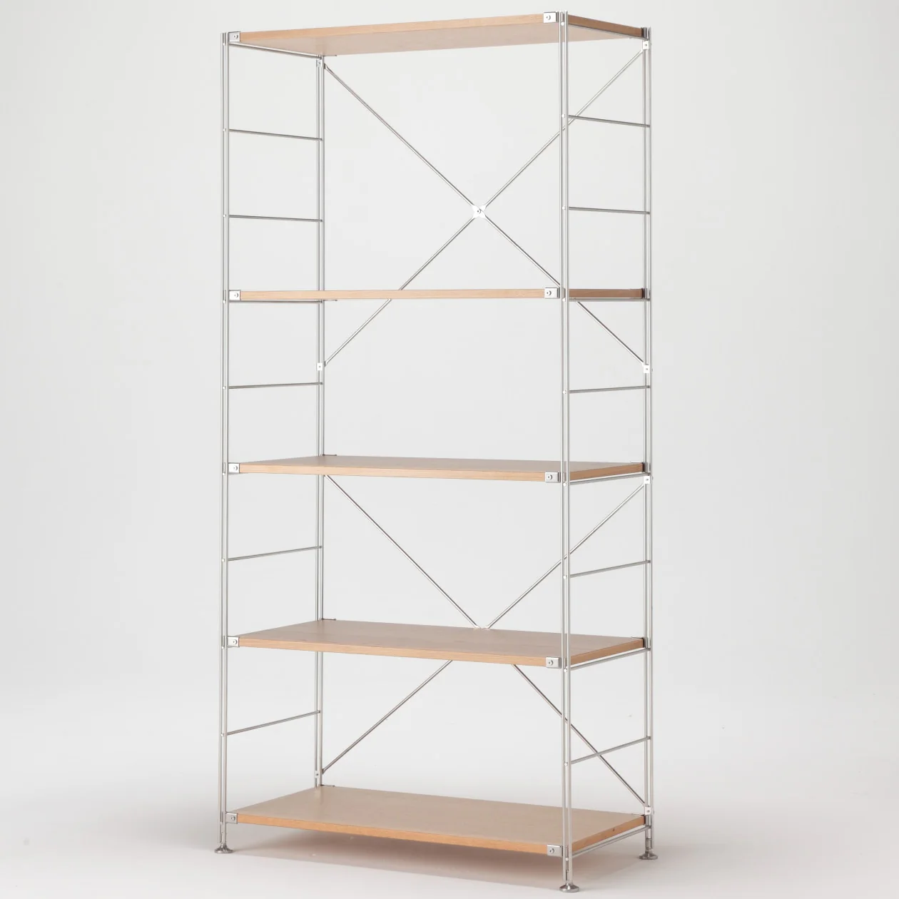 SUS Shelving Unit - Oak - Wide - Large - Image 4