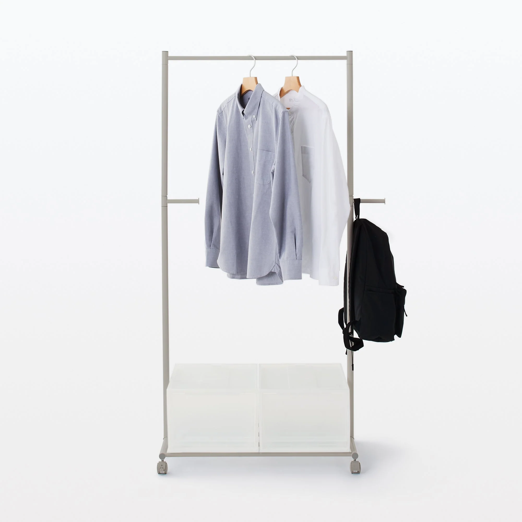 Steel Pipe Clothes Rack - Warm Gray - Image 6