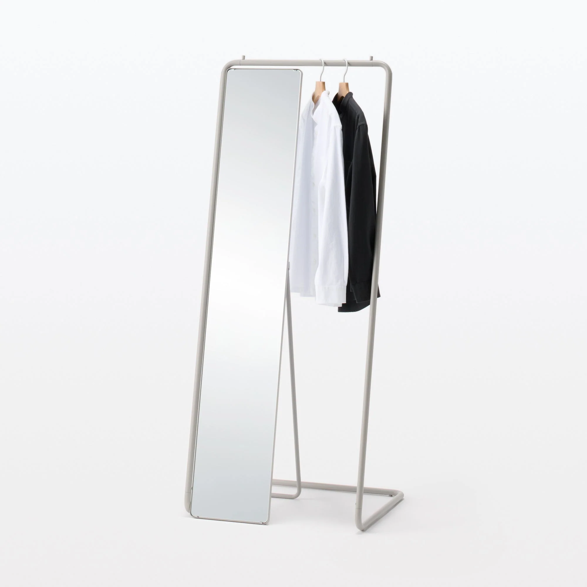 Steel Pipe Stand Mirror - Image 2