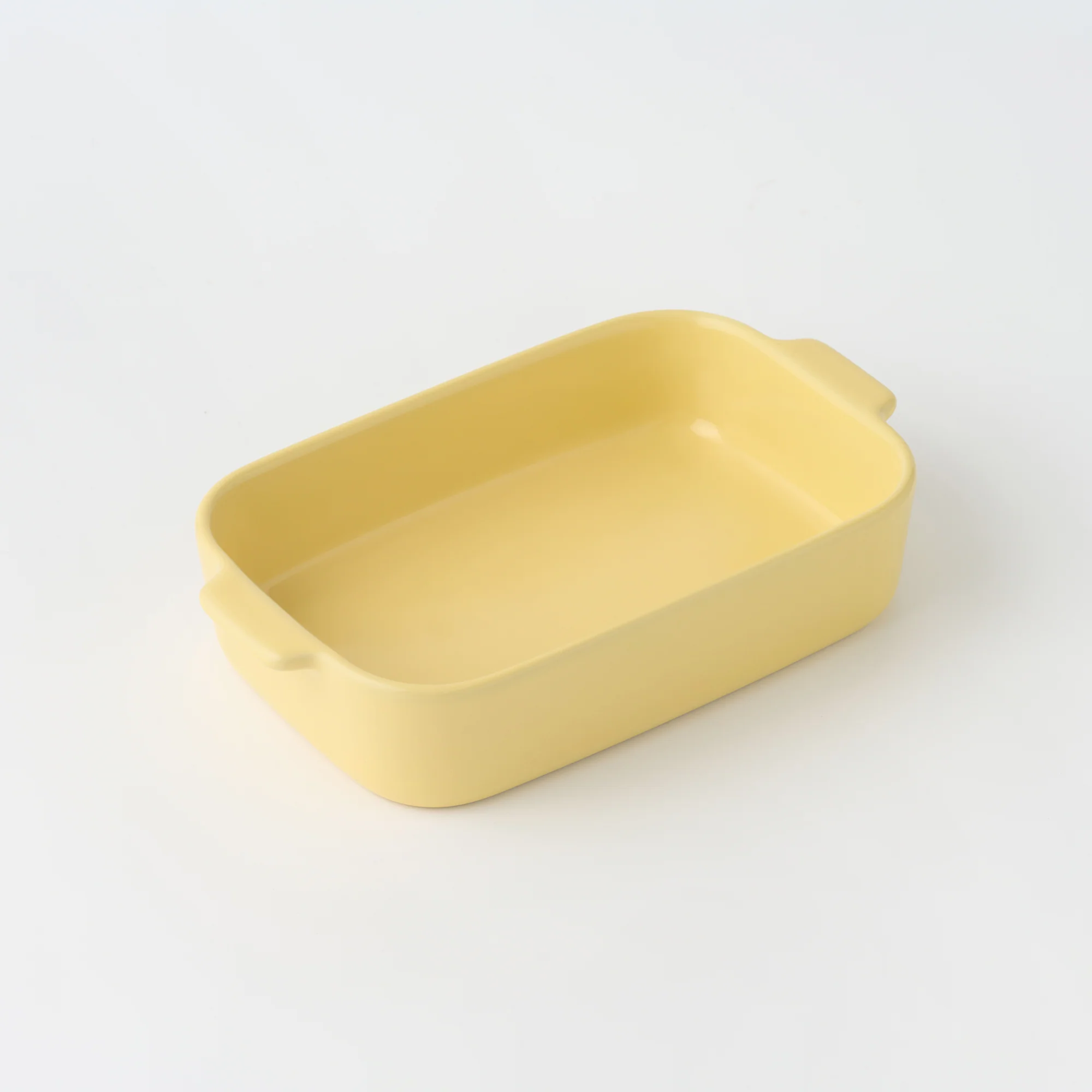 Stoneware Baking Dish Oven Tray - Light Yellow - Image 4
