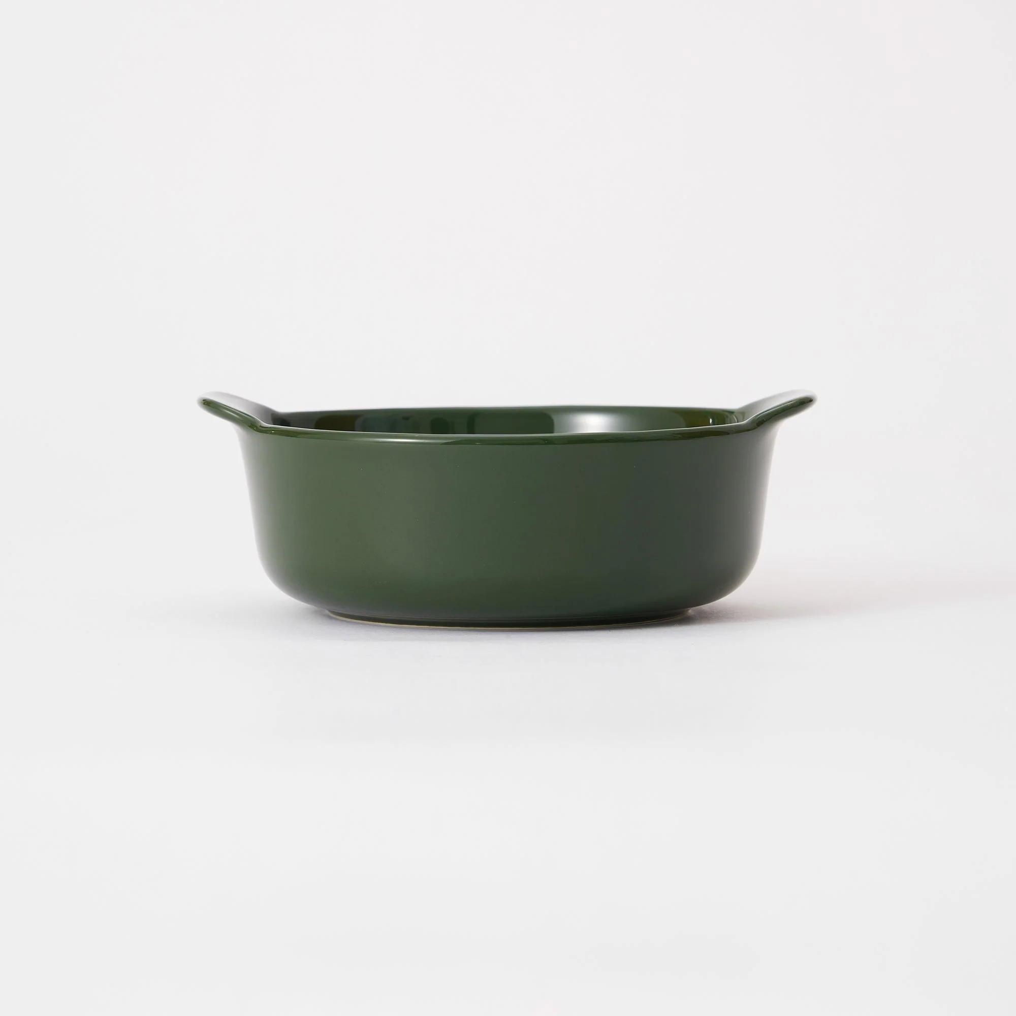 Stoneware Bowl (Dia. 5.1") - Dark Green - Image 2