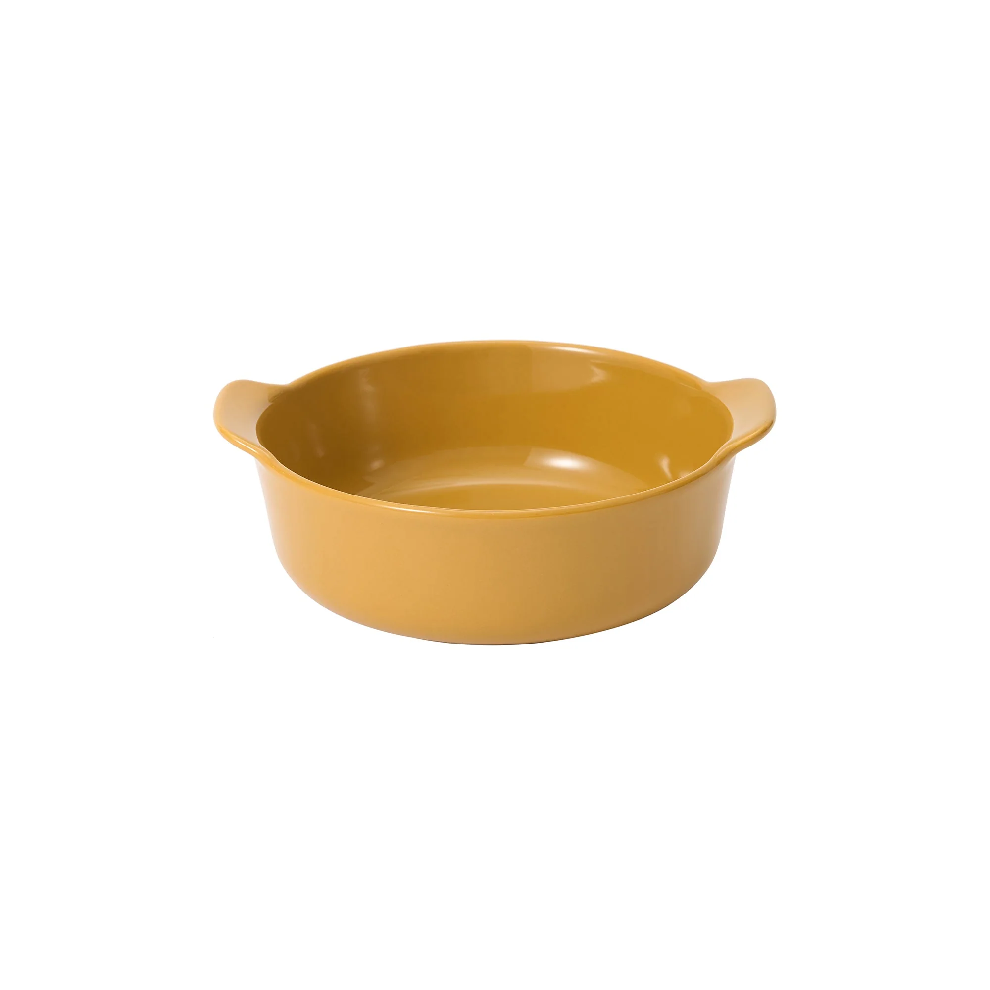 Stoneware Bowl (Dia. 5.1") - Mustard Yellow