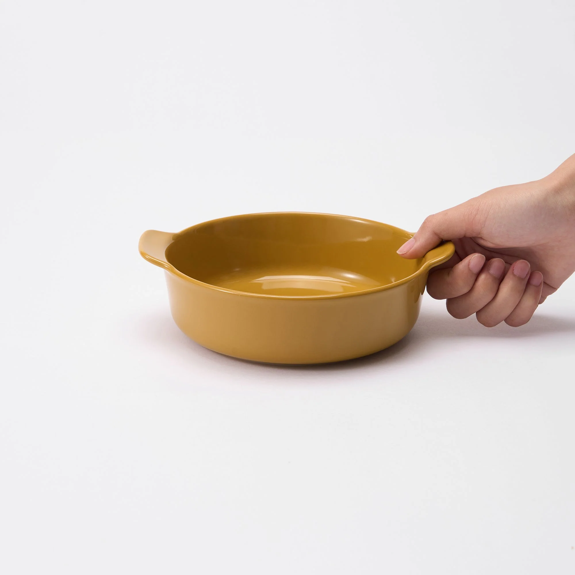 Stoneware Bowl (Dia. 6.6") - Mustard Yellow - Image 6