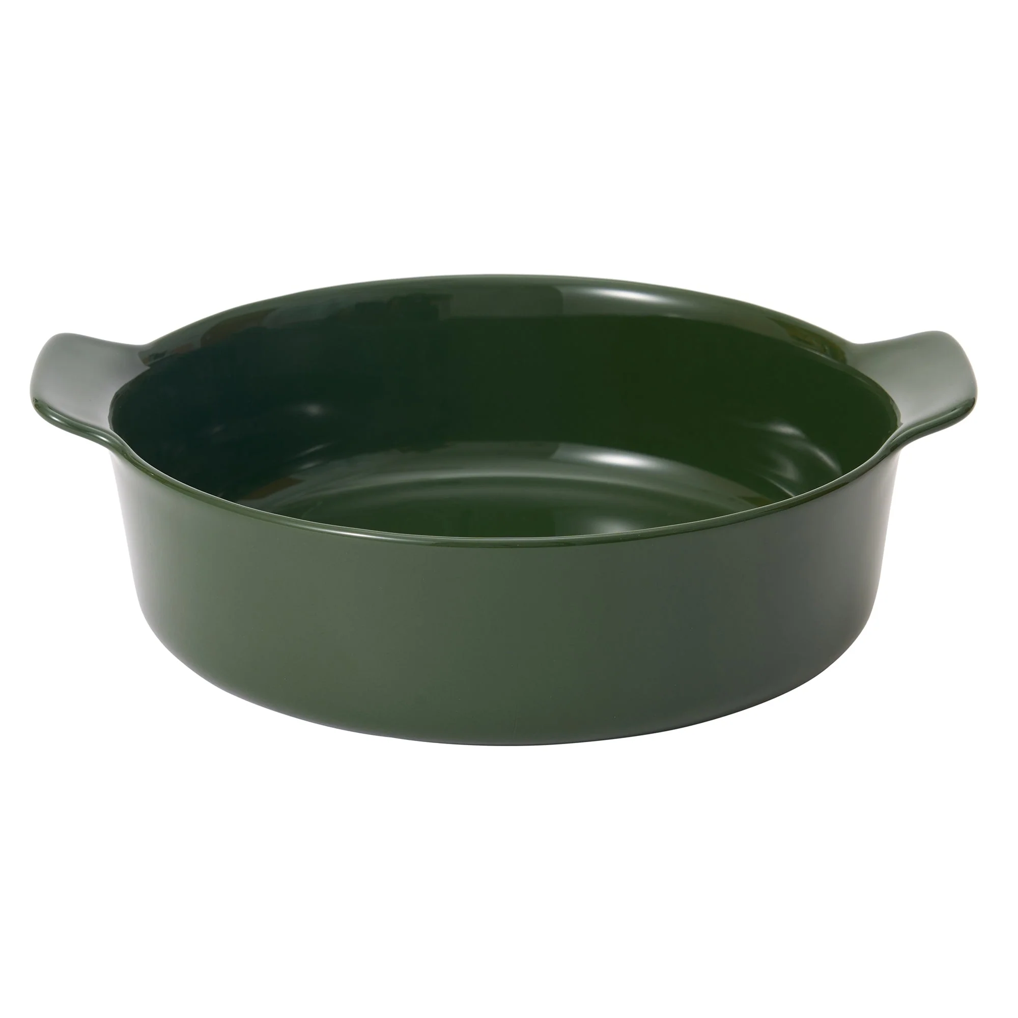Stoneware Bowl (Dia. 8.2") - Dark Green