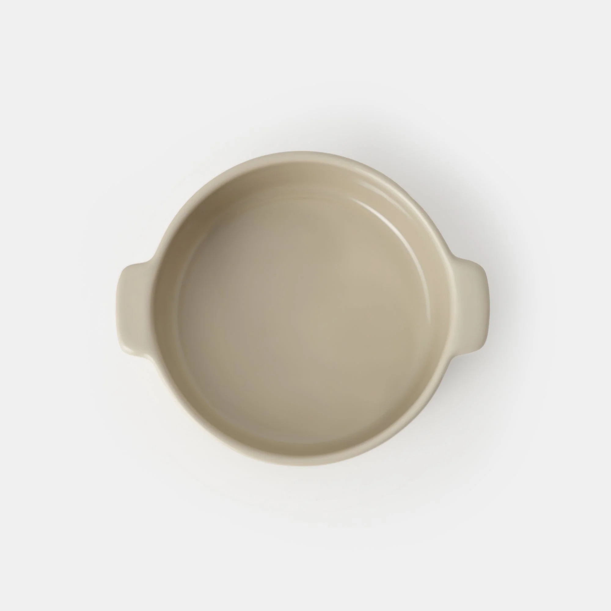 Stoneware Mini Cocotte Bowl (Dia. 6.2") - Gray Beige - Image 3