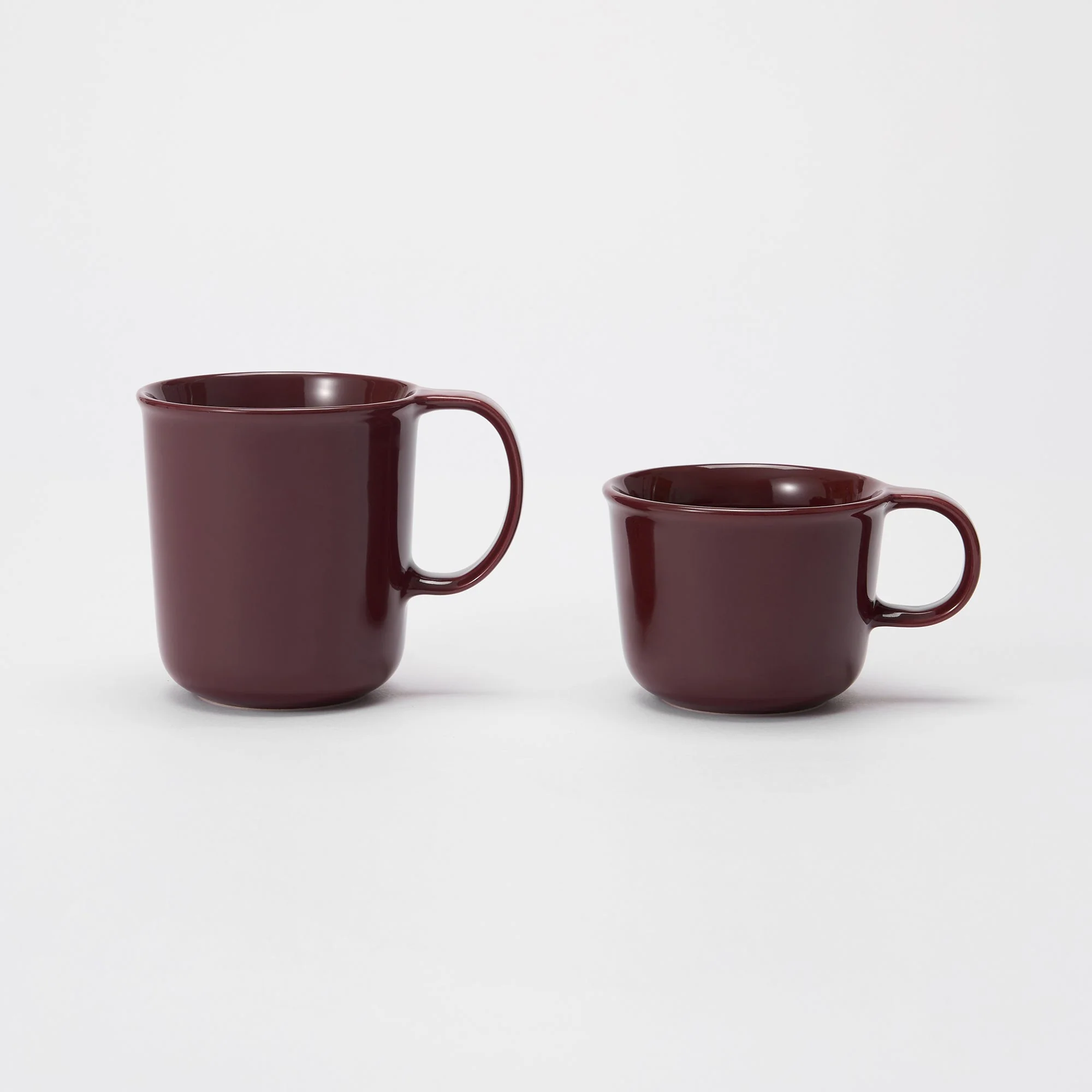 Stoneware Mug Cup (16.6 fl oz) - Dark Red - Image 7