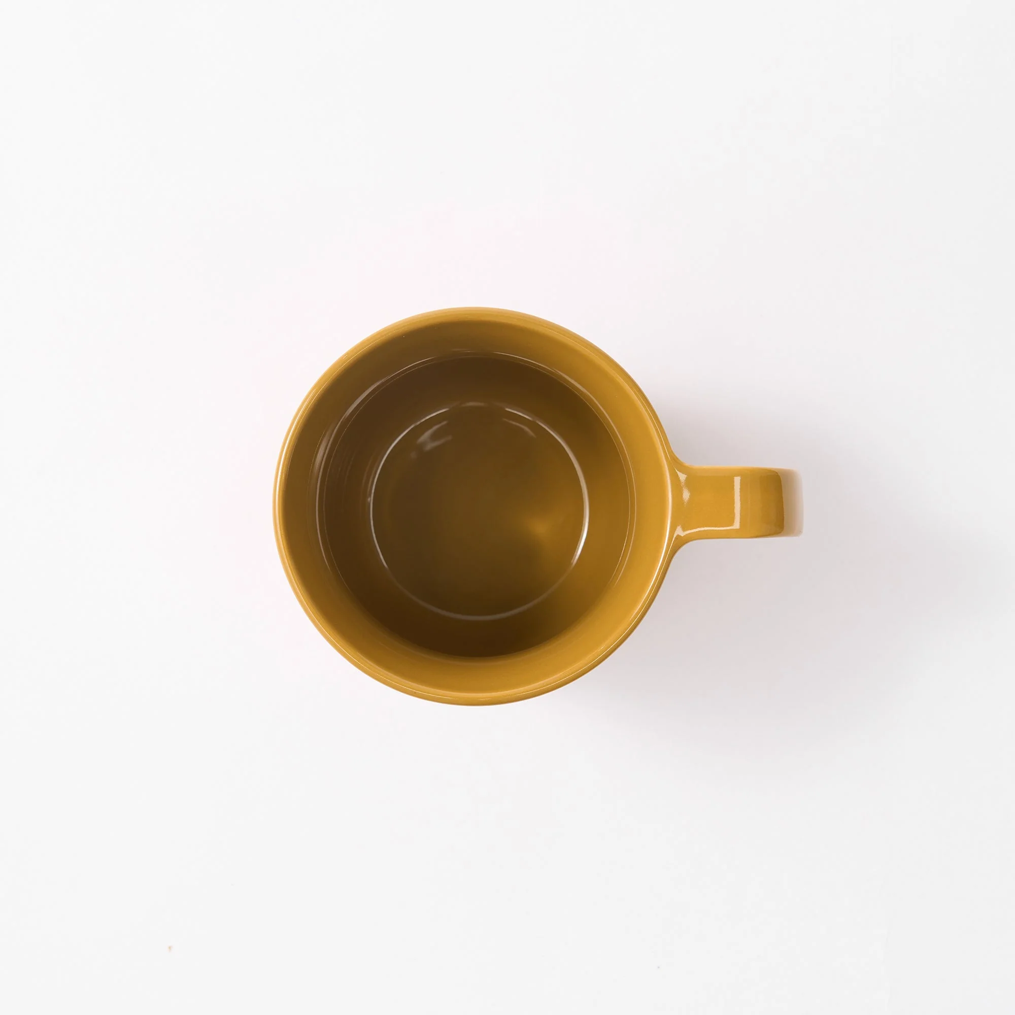 Stoneware Mug Cup (16.6 fl oz) - Mustard Yellow - Image 3
