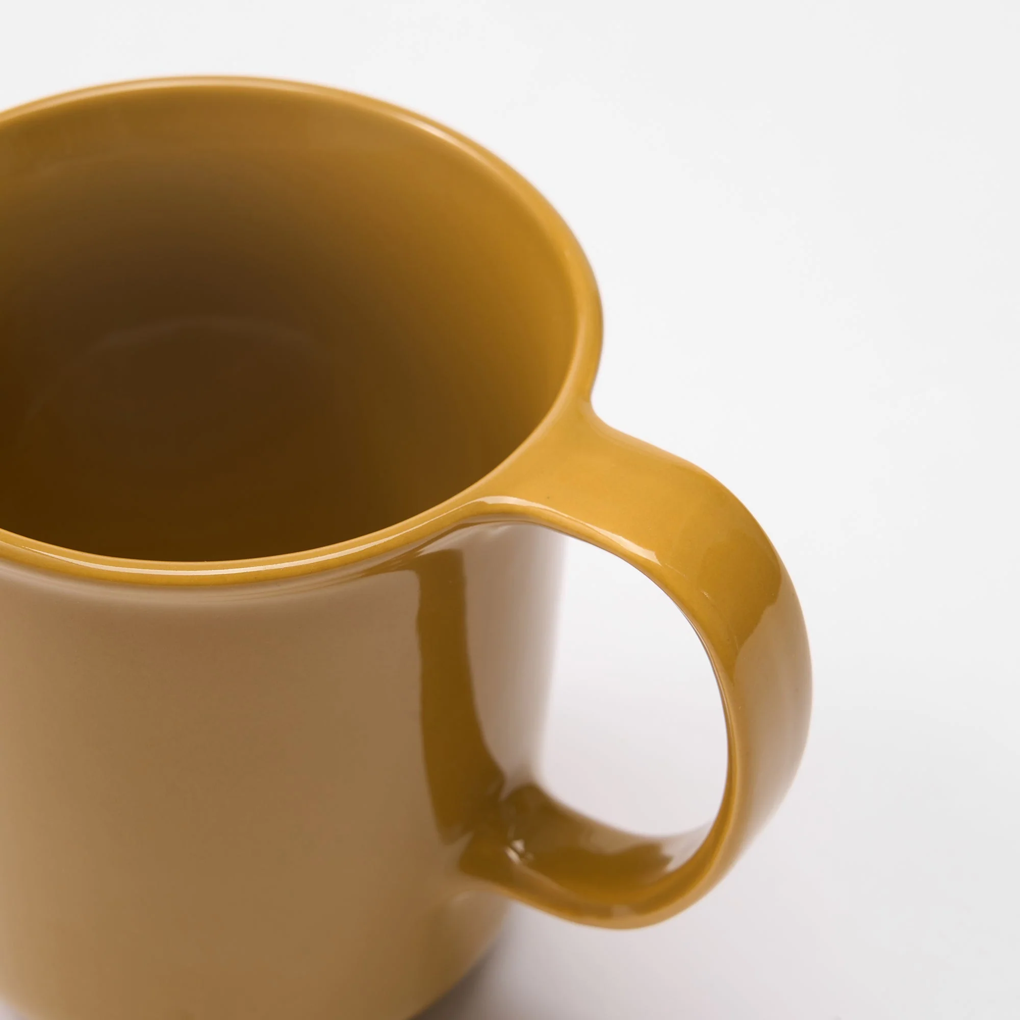 Stoneware Mug Cup (16.6 fl oz) - Mustard Yellow - Image 5
