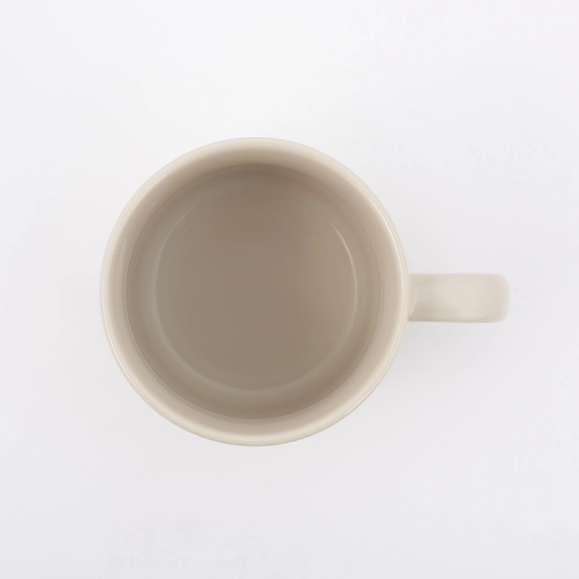 Stoneware Mug Cup (16.9 fl oz) - Gray Beige - Image 3