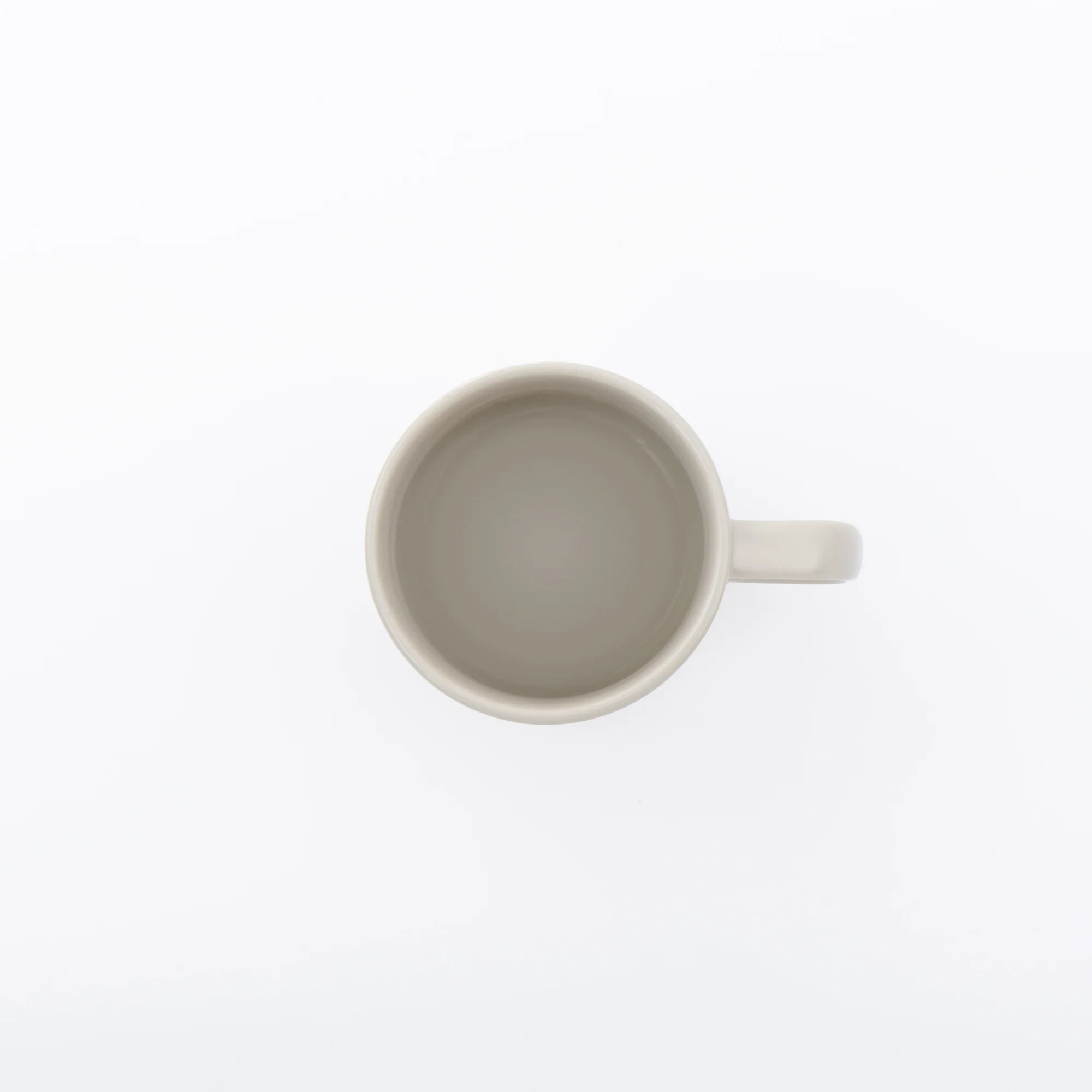 Stoneware Mug Cup (9.1 fl oz) - Gray Beige - Image 3