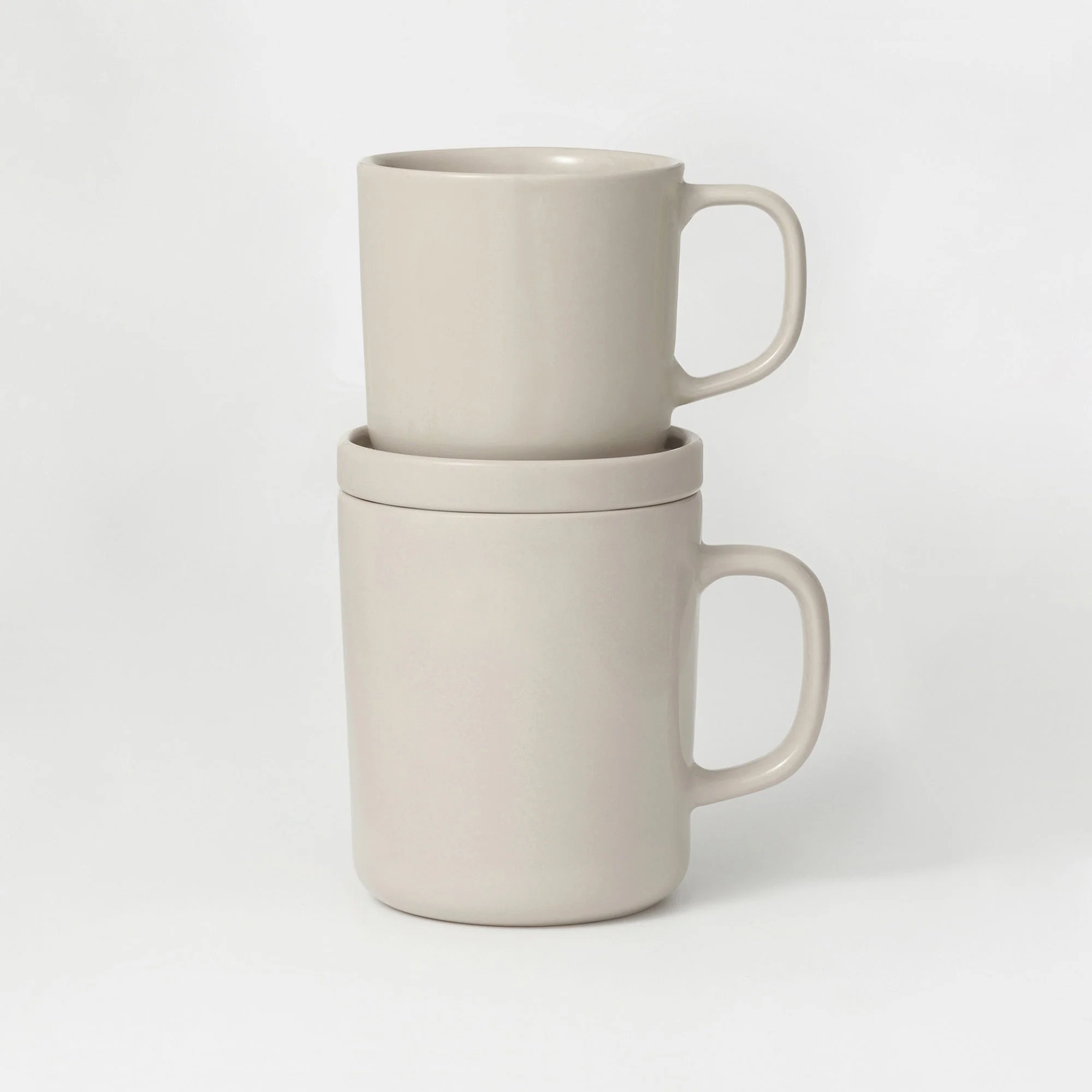Stoneware Multi Saucer - Gray Beige - Image 6