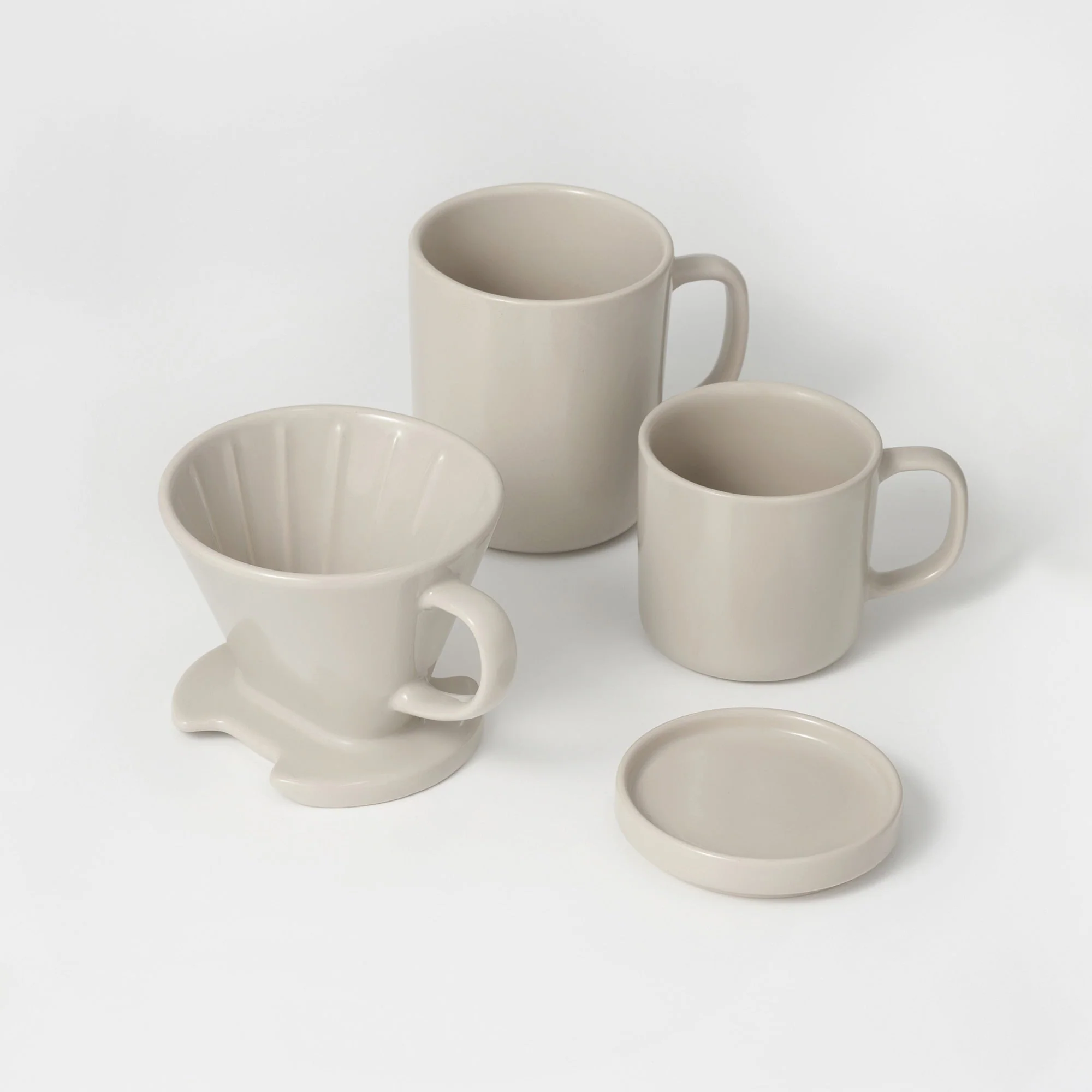 Stoneware Multi Saucer - Gray Beige - Image 7