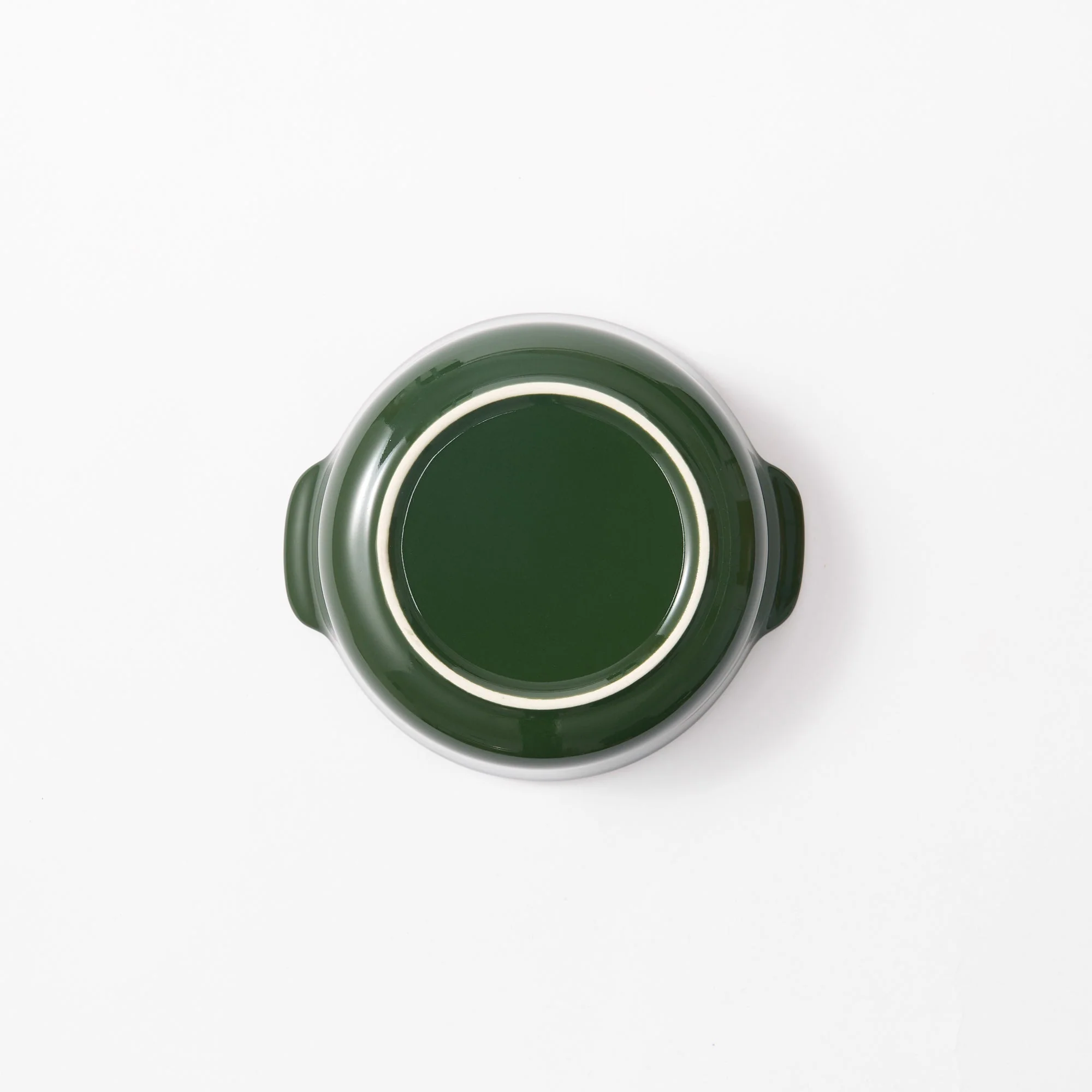 Stoneware Plate (Dia. 5") - Dark Green - Image 5