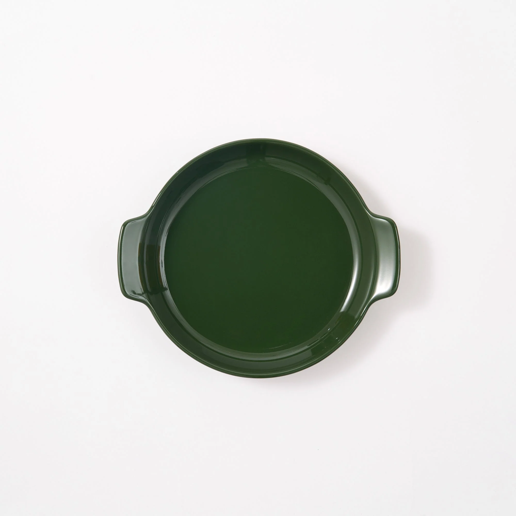 Stoneware Plate (Dia. 6.7") - Dark Green - Image 4