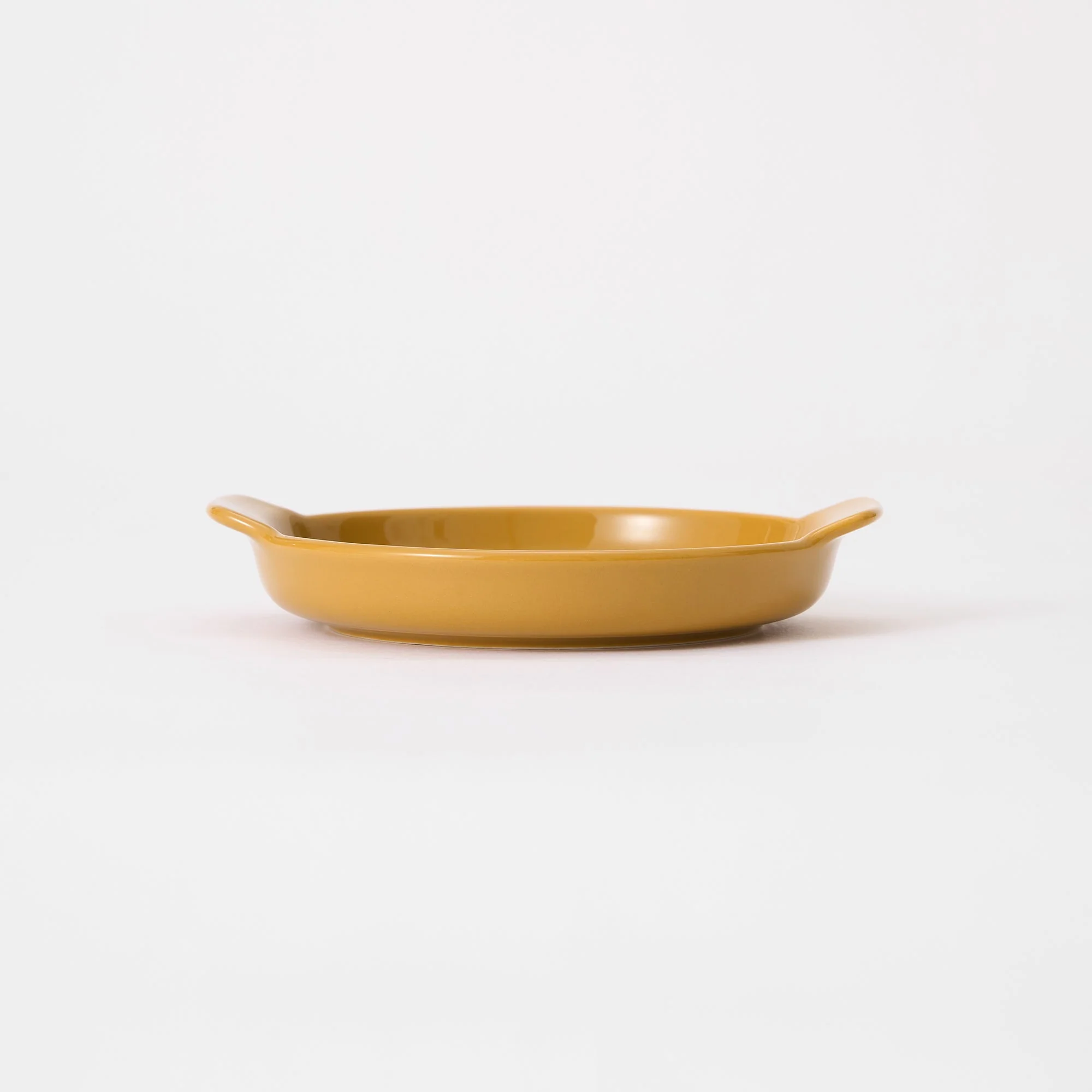 Stoneware Plate (Dia. 5") - Mustard Yellow - Image 3